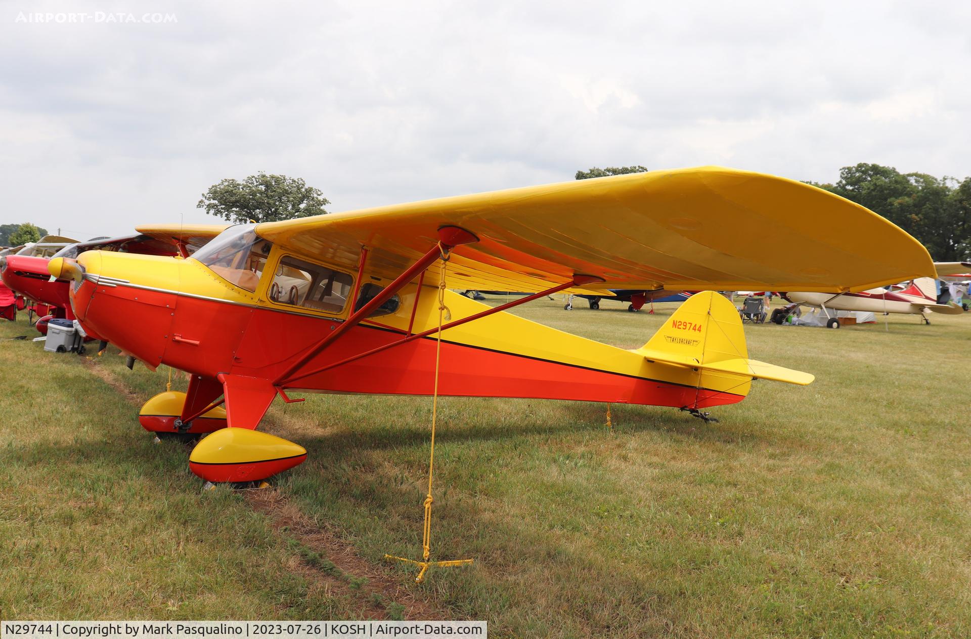 N29744, 1941 Taylorcraft BC12-65 C/N 2591, Taylorcraft BC12-65