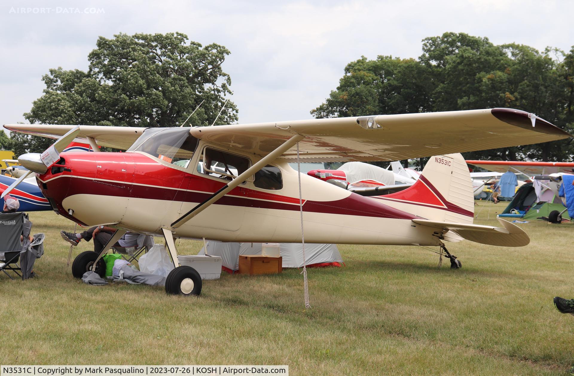 N3531C, 1954 Cessna 170B C/N 26574, Cessna 170B