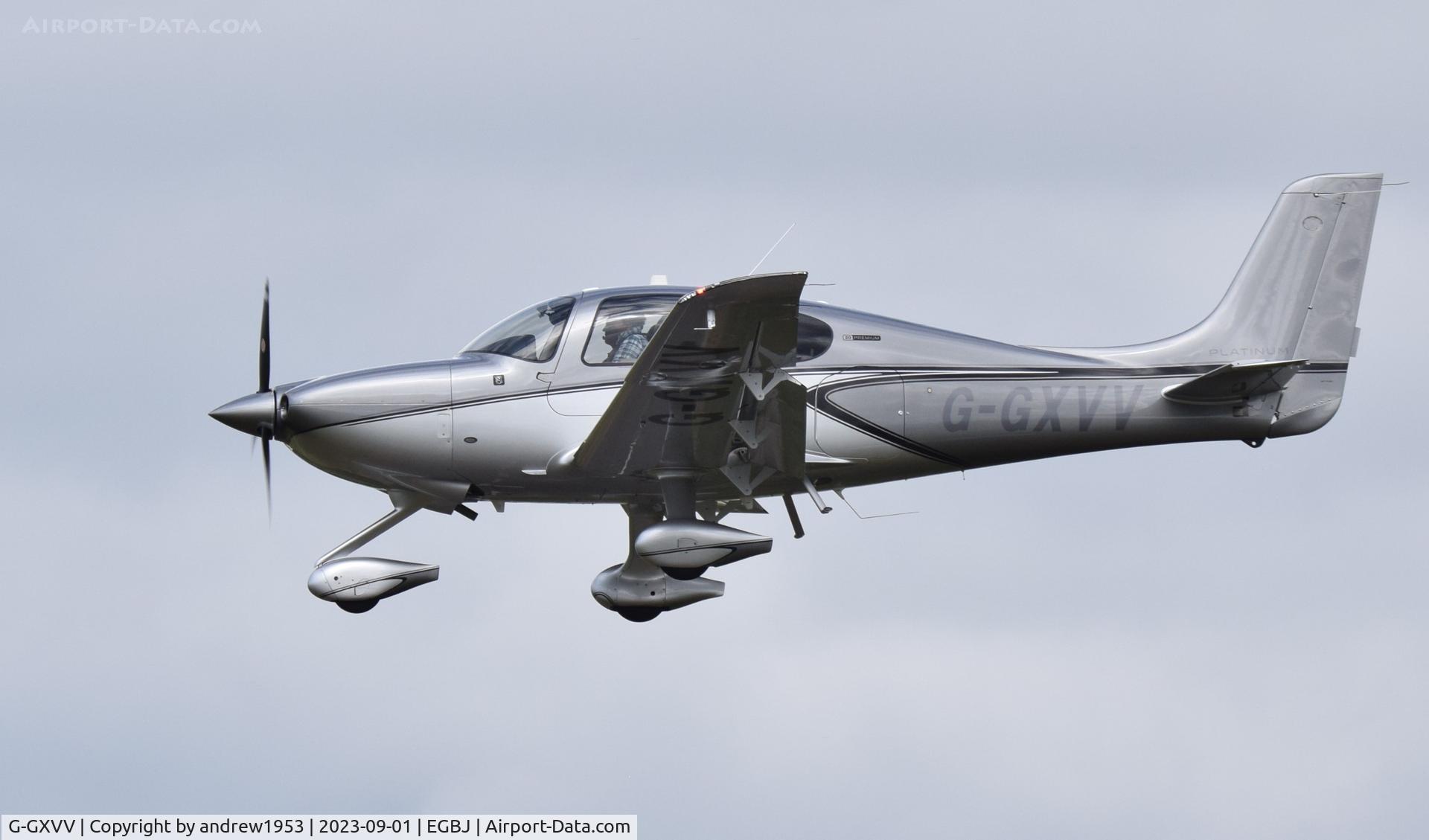 G-GXVV, 2023 Cirrus SR20 C/N 9274, G-GXVV at Gloucestershire Airport.