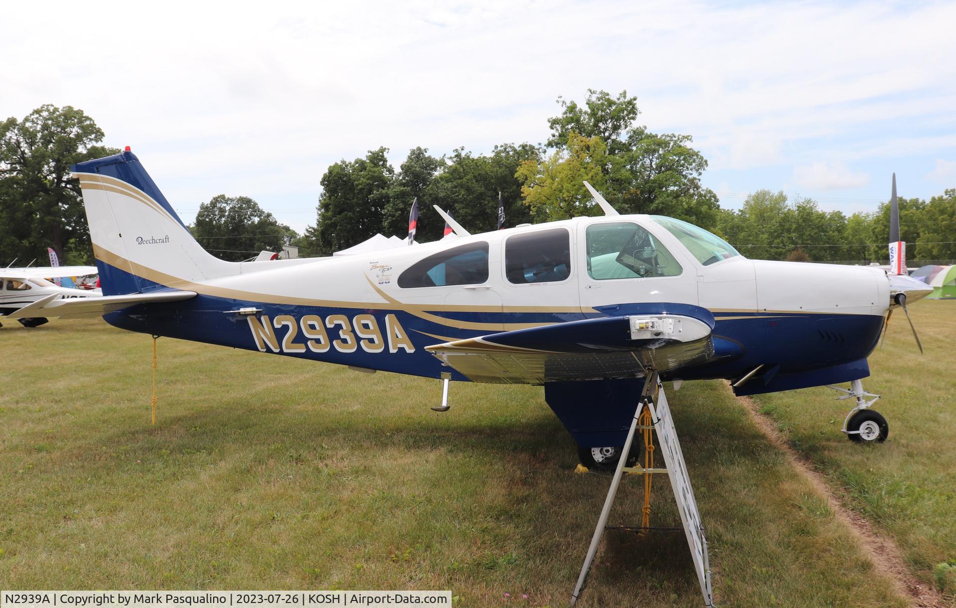 N2939A, 1969 Beech E33A Bonanza C/N CE-286, Beech E33A