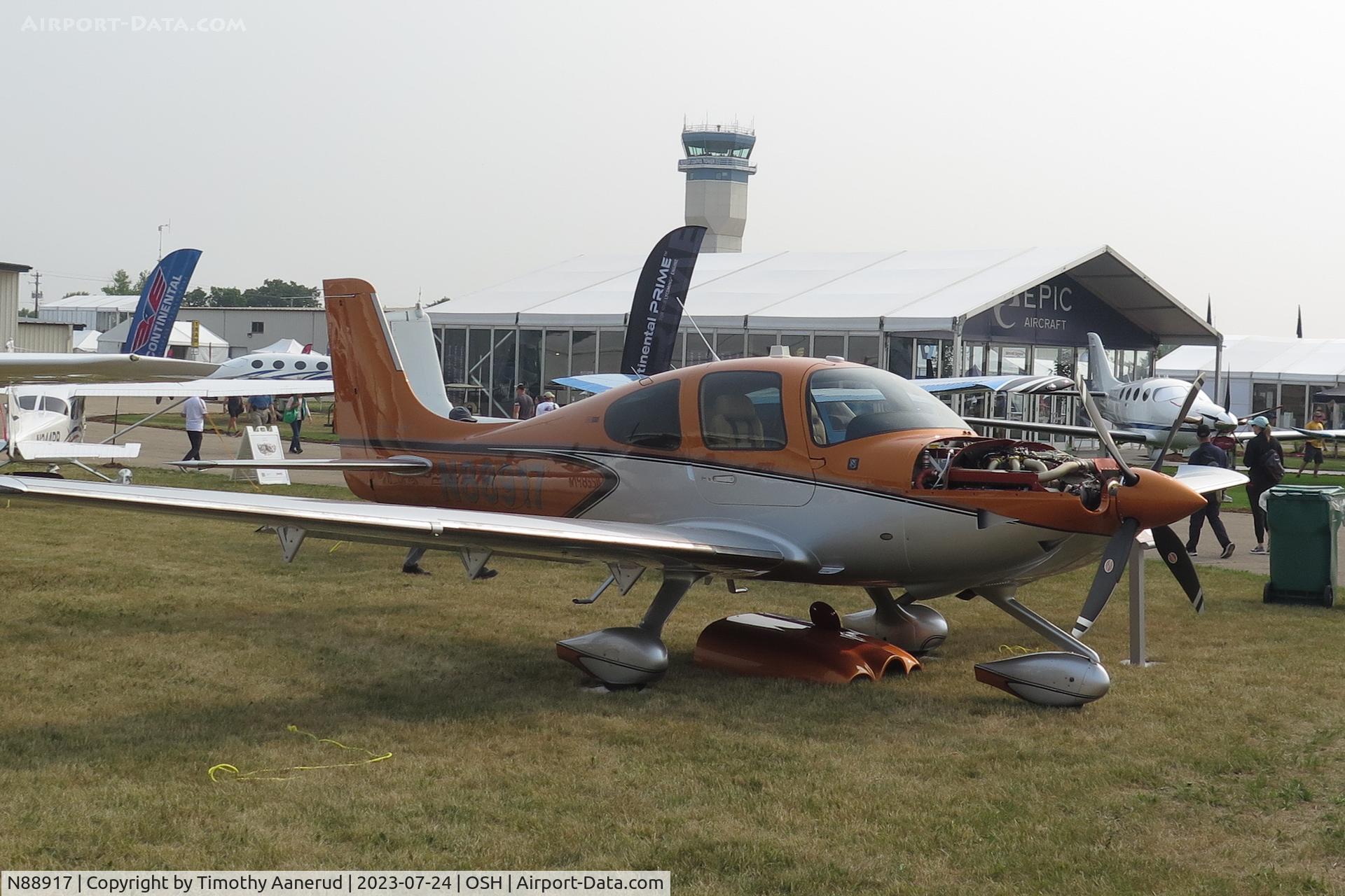 N88917, Cirrus SR22T C/N 9291, CIRRUS DESIGN CORP SR22T, c/n: 9291, AirVenture 2023