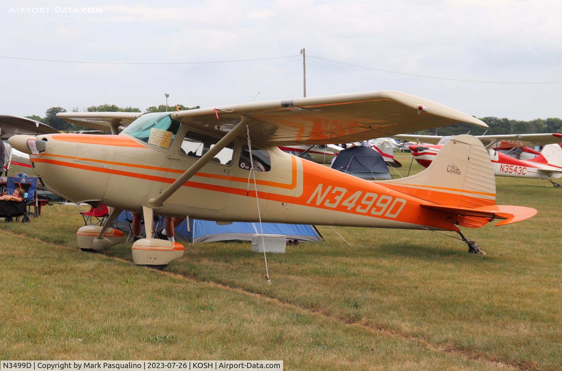 N3499D, 1955 Cessna 170B C/N 27042, Cessna 170B