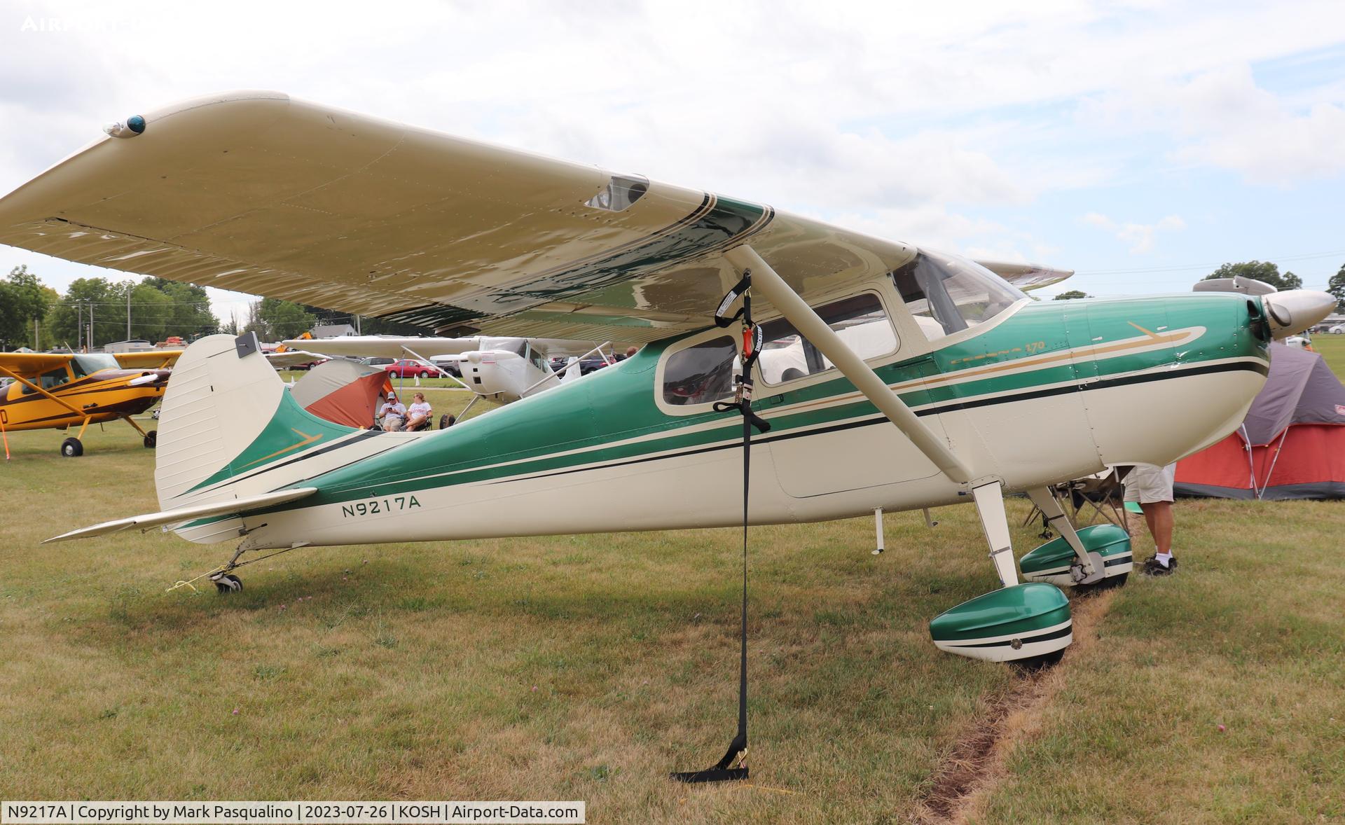 N9217A, 1954 Cessna 170B C/N 26619, Cessna 170B
