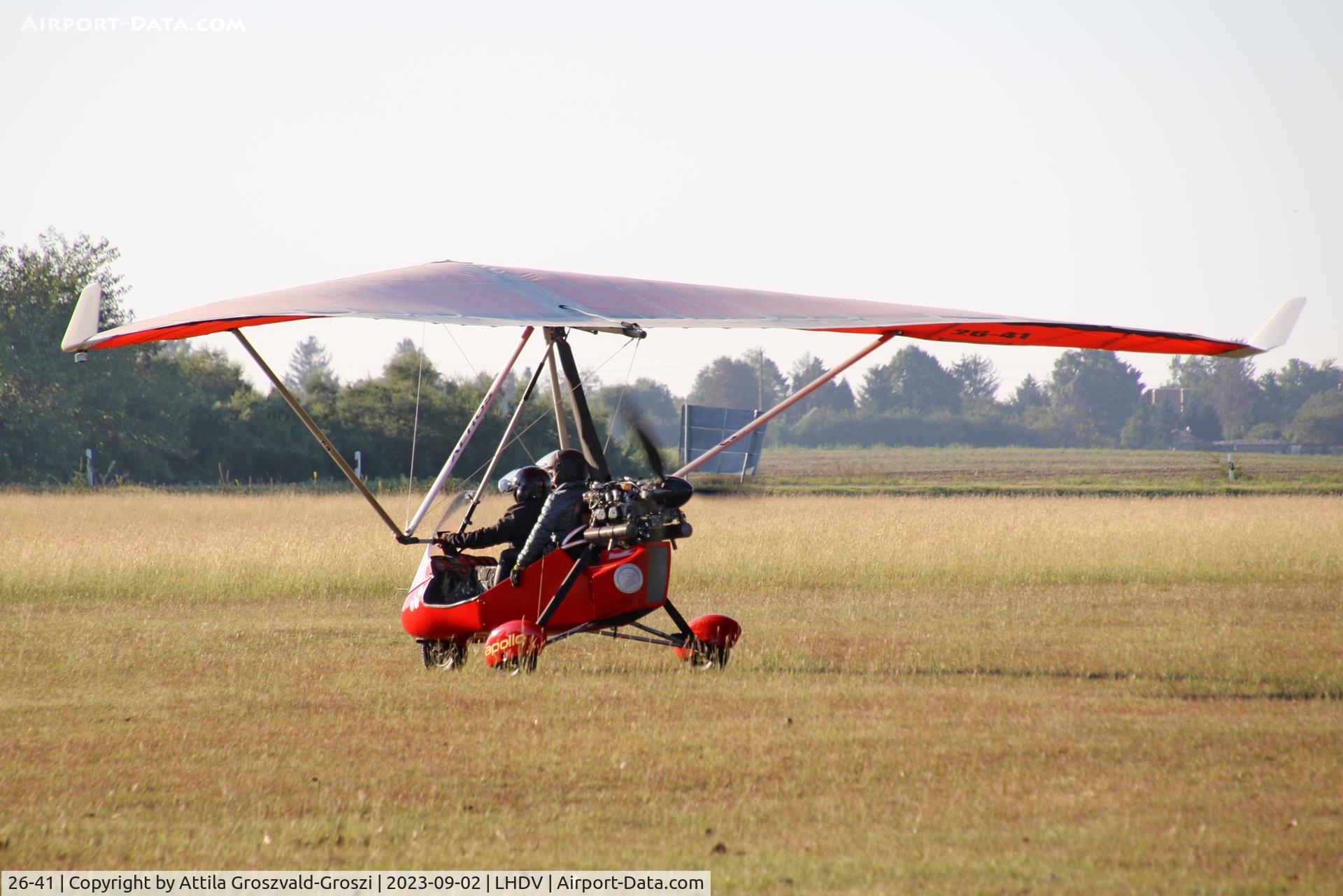 26-41, 2014 Halley Apollo Jet Star/Aeros TL C/N 250814/017.20, LHDV - Dunaújváros Airport, Kisapostag - Hungary