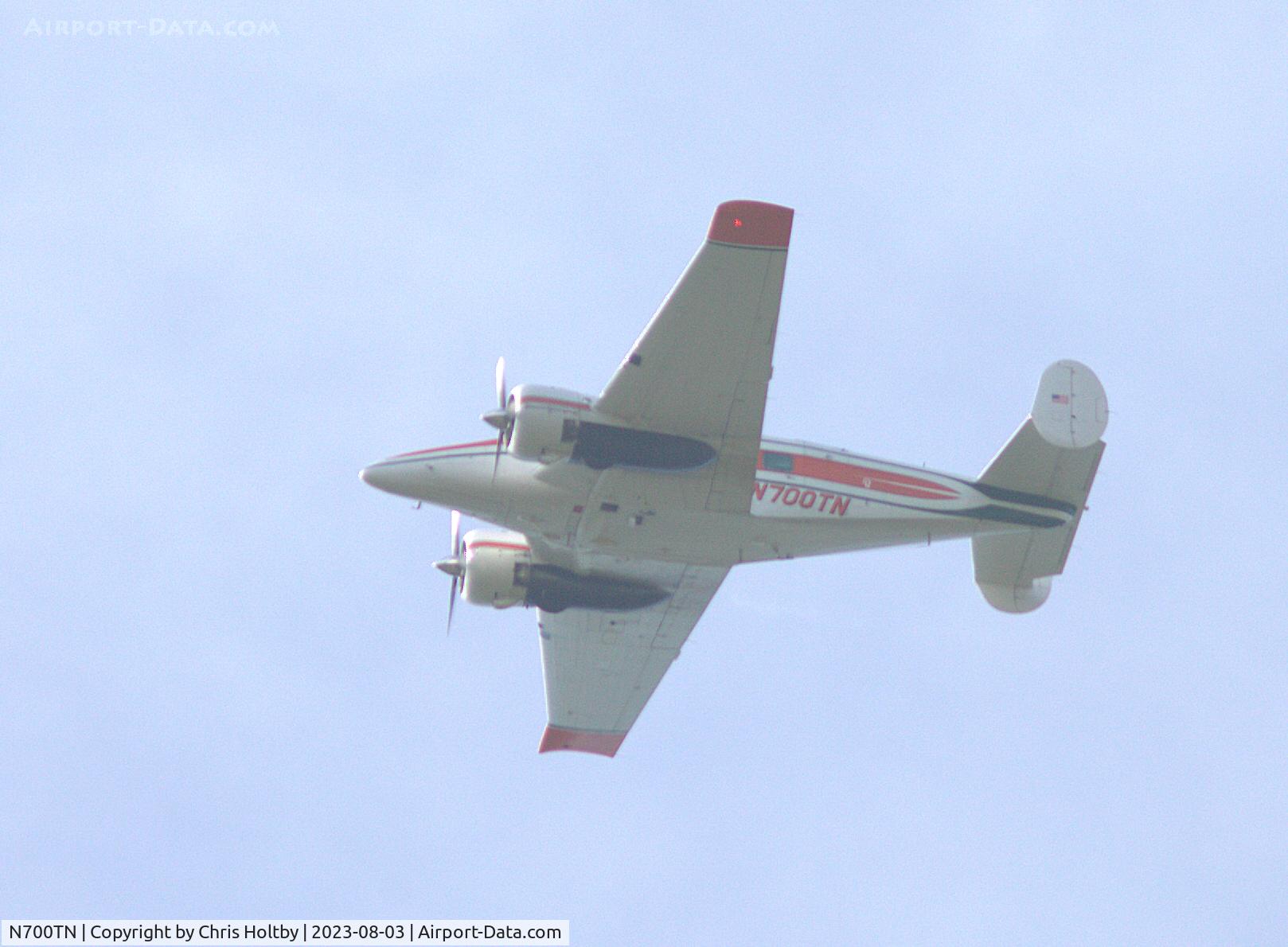N700TN, 1964 Beech H-18 Tri-Gear C/N BA-718, 1964 Beech Tri-gear visiting Old Warden for the vintage airshow