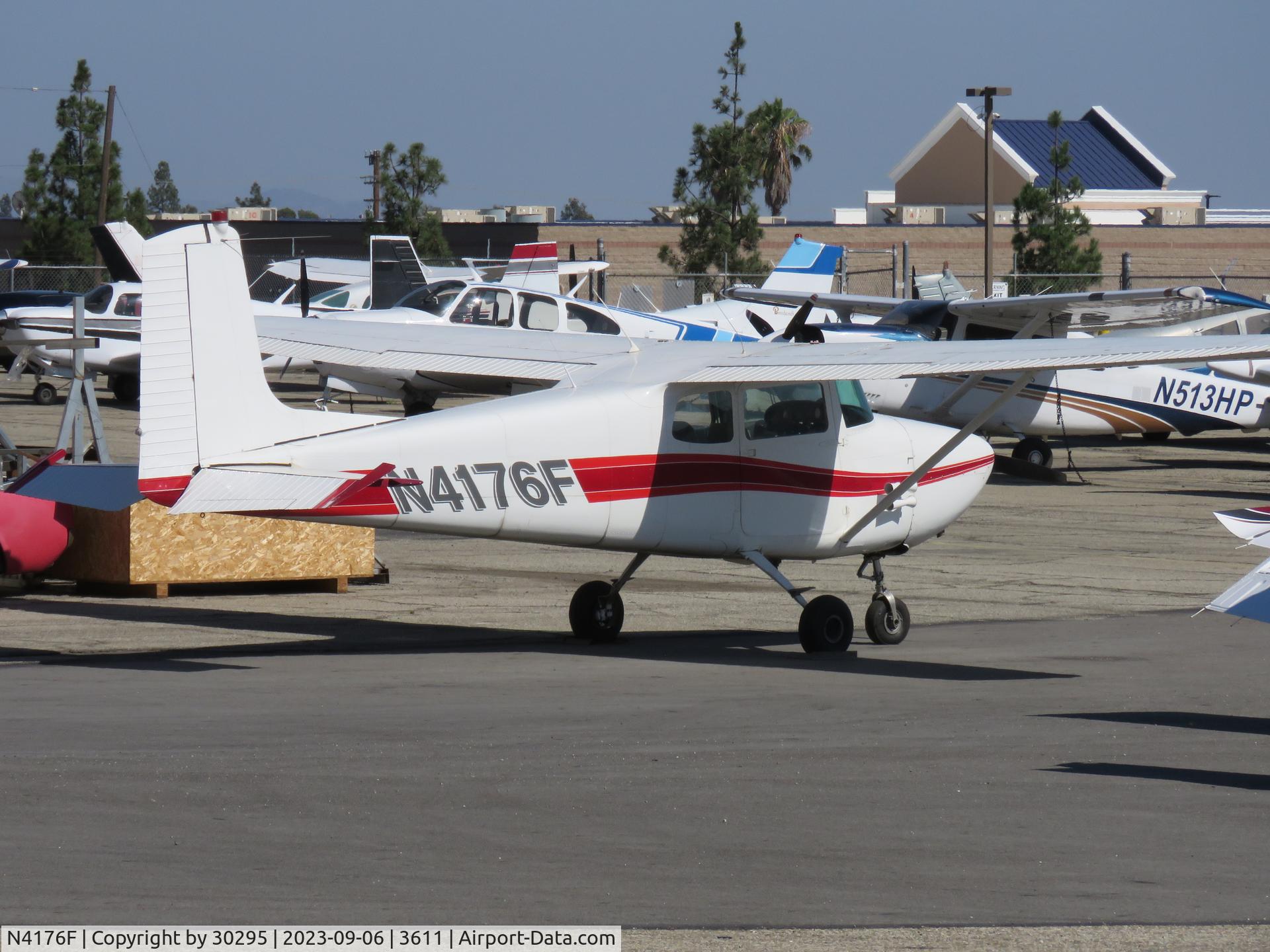 N4176F, 1958 Cessna 172 C/N 46076, Parked