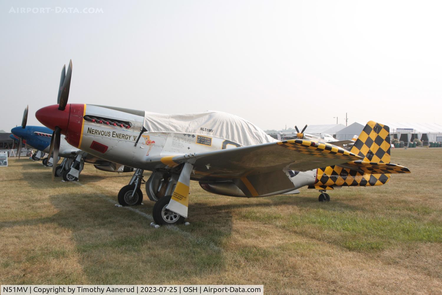 N51MV, 1945 North American F-51D Mustang C/N 45-11391, 1945 North American F-51D, c/n: 45-11391, AirVenture 2023