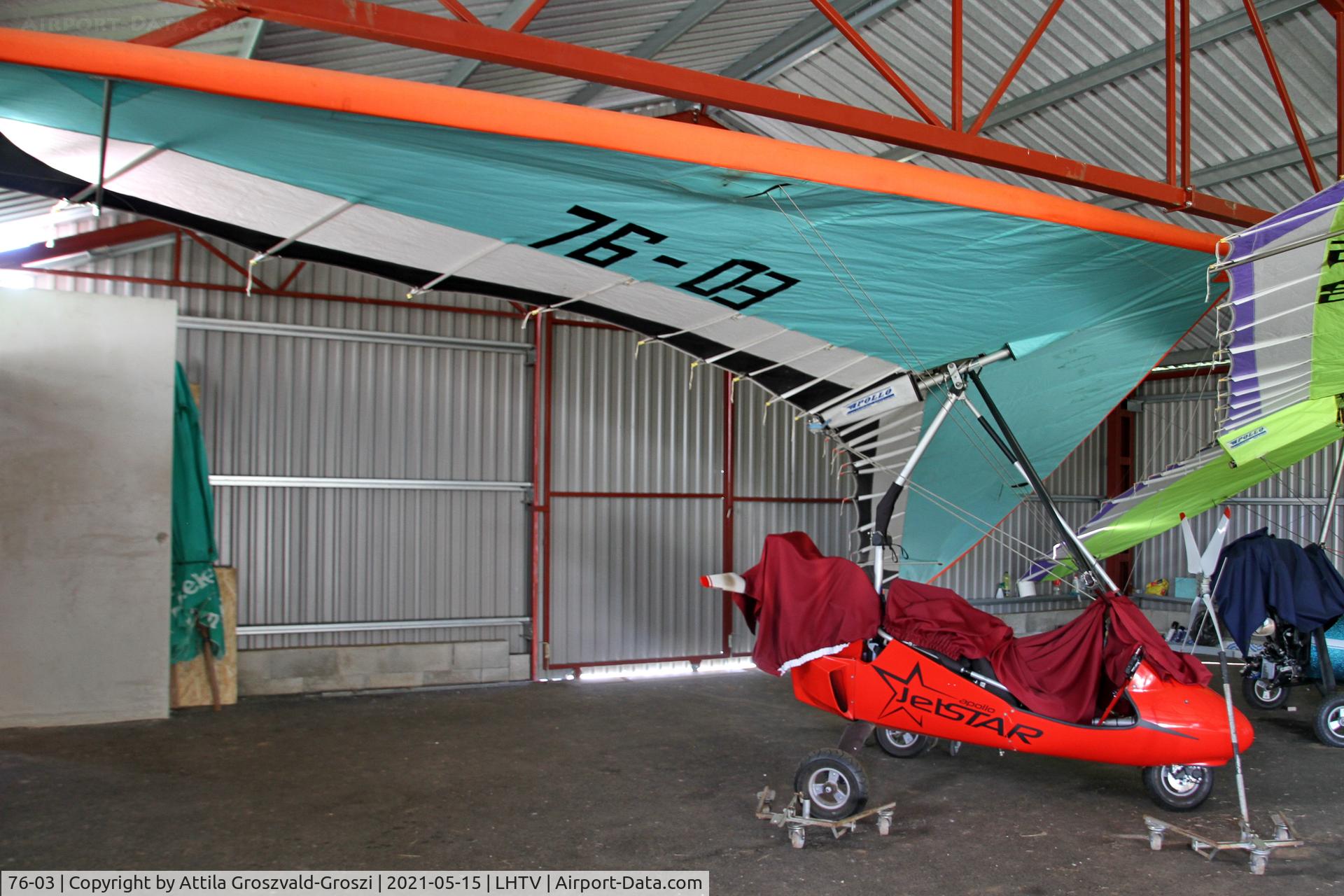 76-03, 2015 Halley Apollo C-17TN / Jet Star C/N 071107 / 111115, LHTV - Tótvázsony-Kövesgyürpuszta Airfield, Hungary