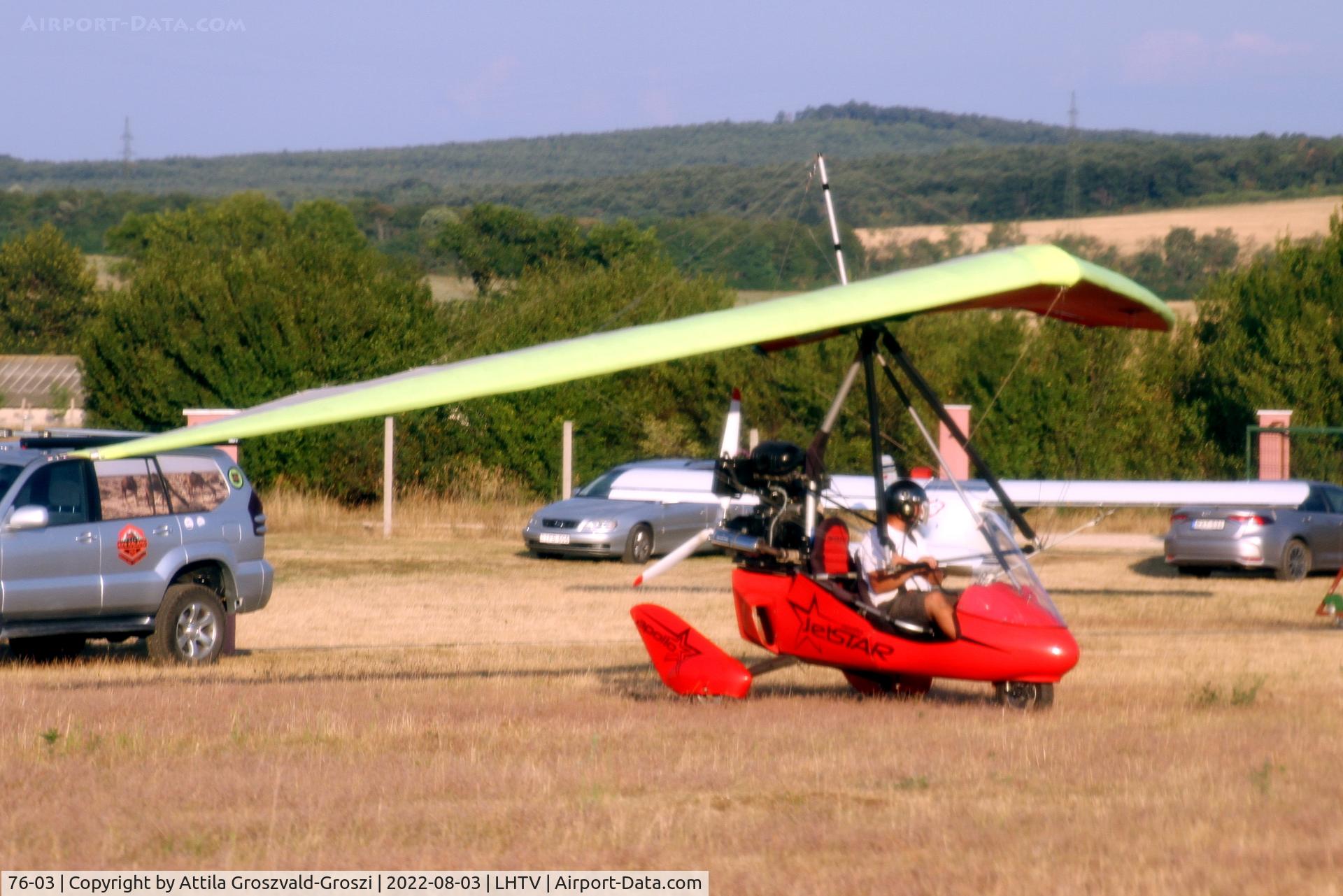 76-03, 2015 Halley Apollo C15 / Jet Star C/N 100609/111115, LHTV - Tótvázsony-Kövesgyürpuszta Airfield, Hungary