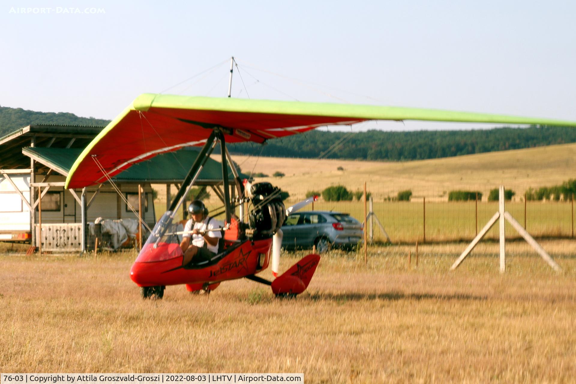 76-03, 2015 Halley Apollo C15 / Jet Star C/N 100609/111115, LHTV - Tótvázsony-Kövesgyürpuszta Airfield, Hungary