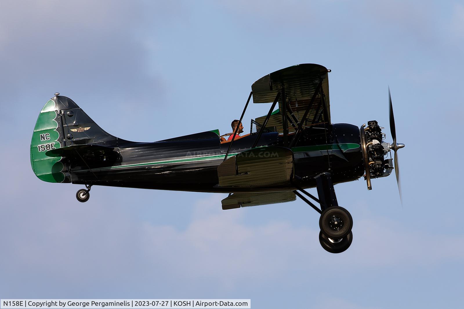 N158E, 1940 Waco UPF-7 C/N 5577, Oshkosh 2023.