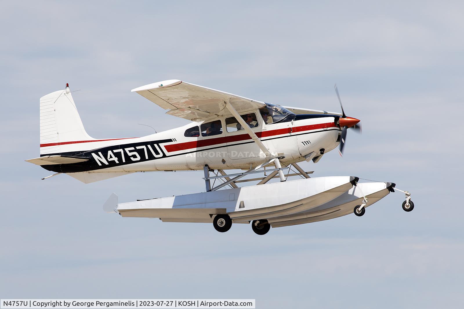 N4757U, 1965 Cessna 180H Skywagon C/N 18051457, Oshkosh 2023.