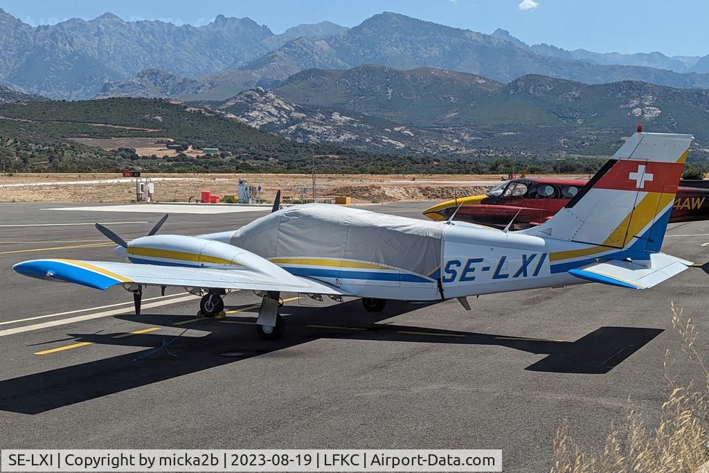 SE-LXI, 1980 Piper PA-34-200T Seneca II C/N 34-8070232, Parked