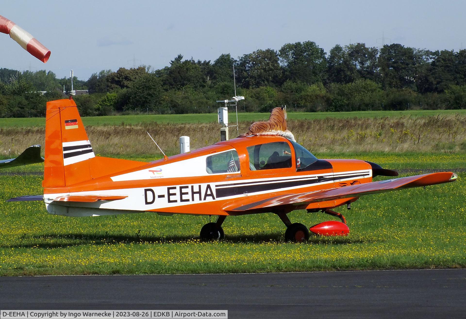 D-EEHA, 1972 Grumman American AA-5 Traveler Traveler C/N 031, Grumman American AA-5 Traveler at the 2023 Grumman Fly-in at Bonn-Hangelar airfield