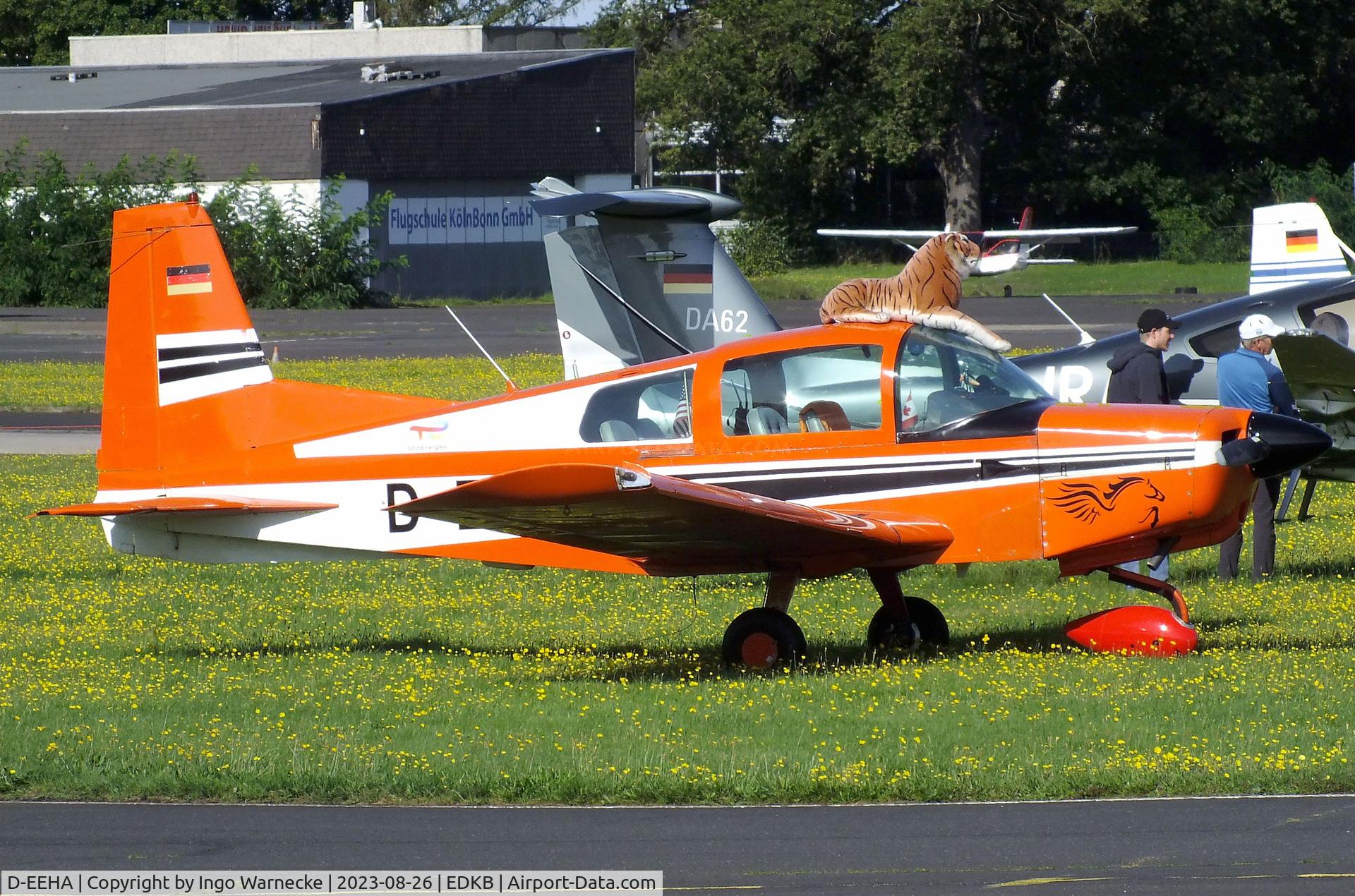 D-EEHA, 1972 Grumman American AA-5 Traveler Traveler C/N 031, Grumman American AA-5 Traveler at the 2023 Grumman Fly-in at Bonn-Hangelar airfield