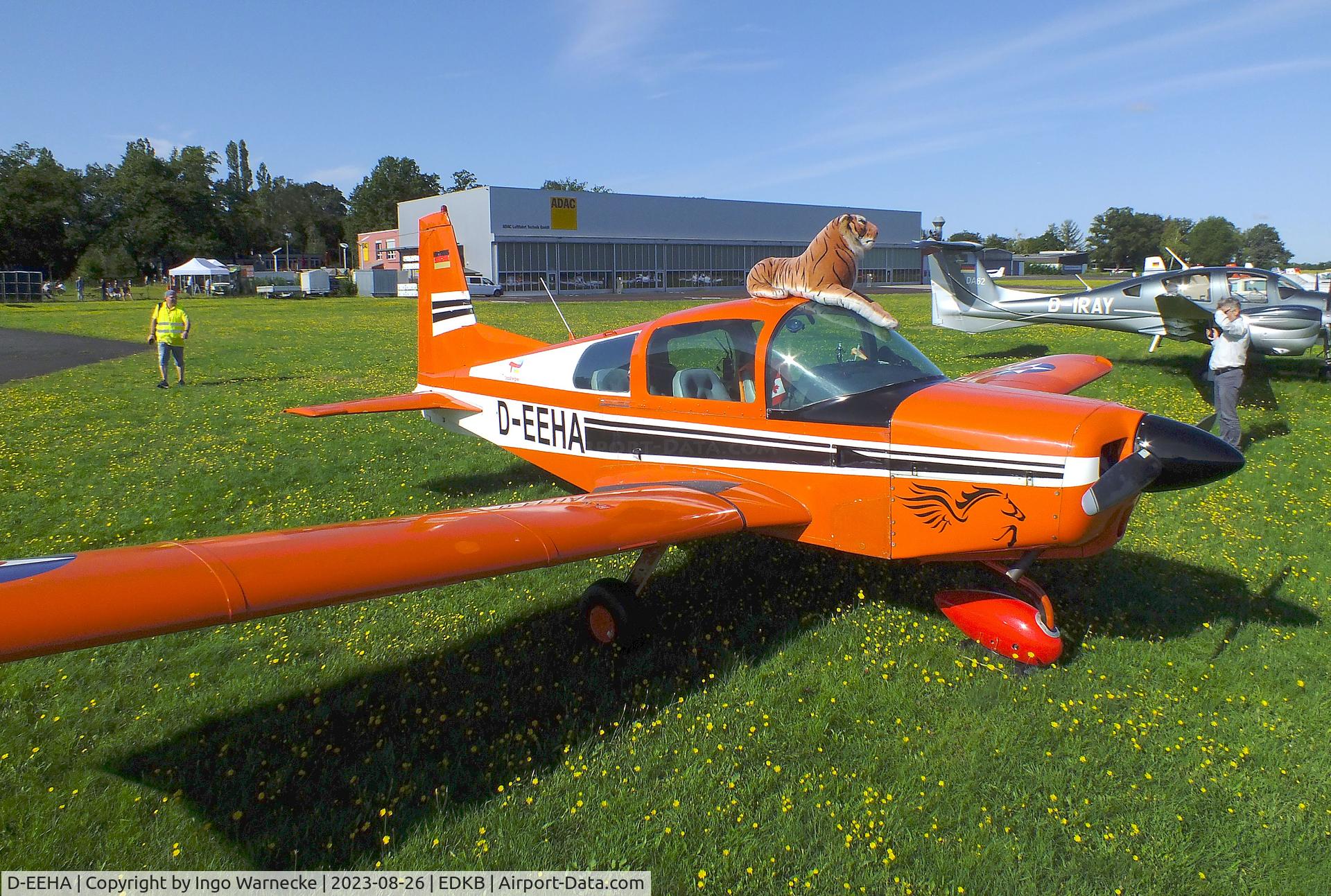 D-EEHA, 1972 Grumman American AA-5 Traveler Traveler C/N 031, Grumman American AA-5 Traveler at the 2023 Grumman Fly-in at Bonn-Hangelar airfield