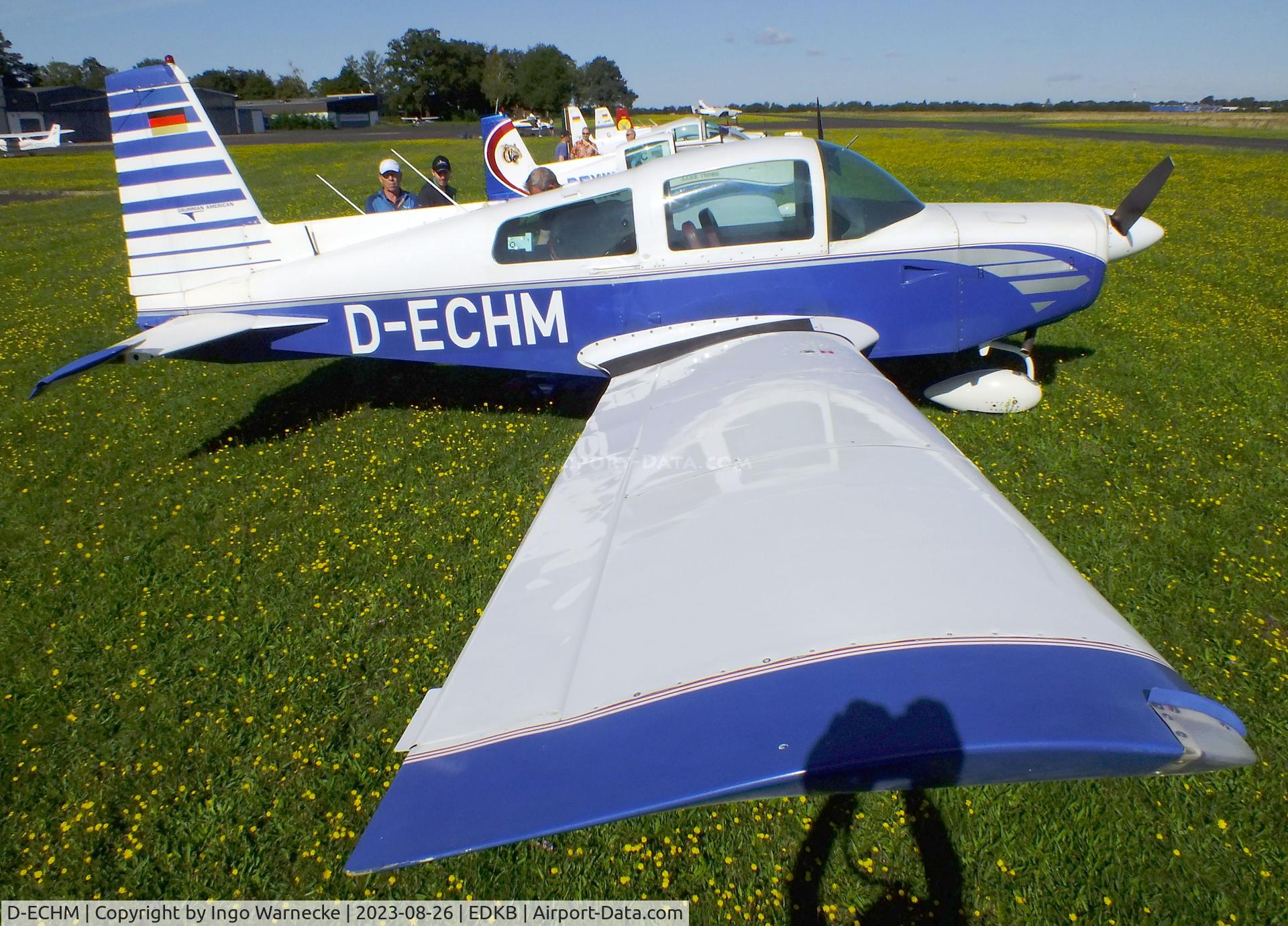 D-ECHM, 1974 Grumman American AA-5 Traveler C/N AA5-0603, Grumman American AA-5 Traveler at the 2023 Grumman Fly-in at Bonn-Hangelar airfield