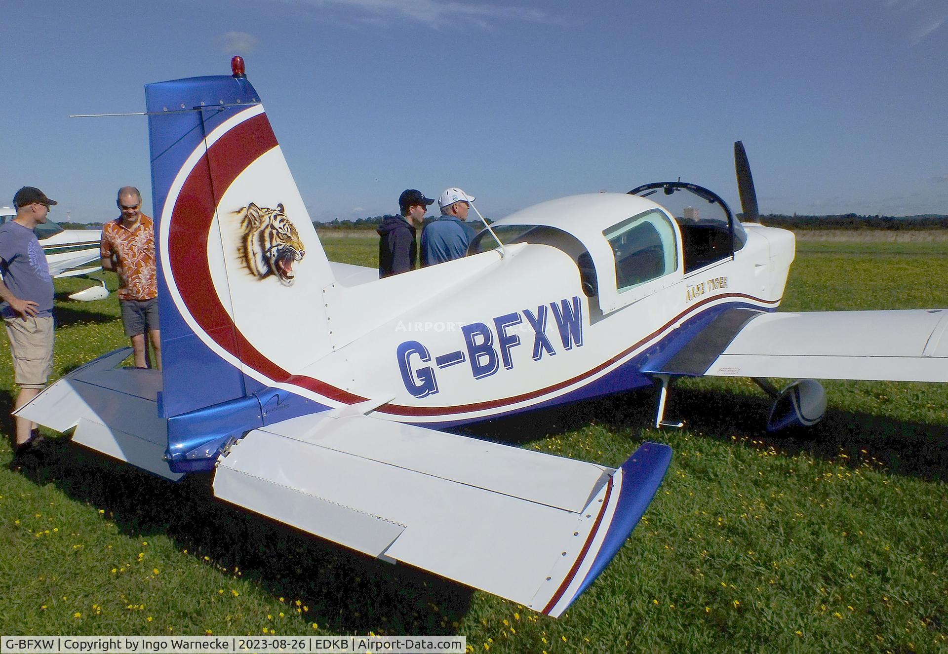 G-BFXW, 1978 Grumman American AA-5B Tiger C/N AA5B-0940, Grumman American AA-5B Tiger at the 2023 Grumman Fly-in at Bonn-Hangelar airfield