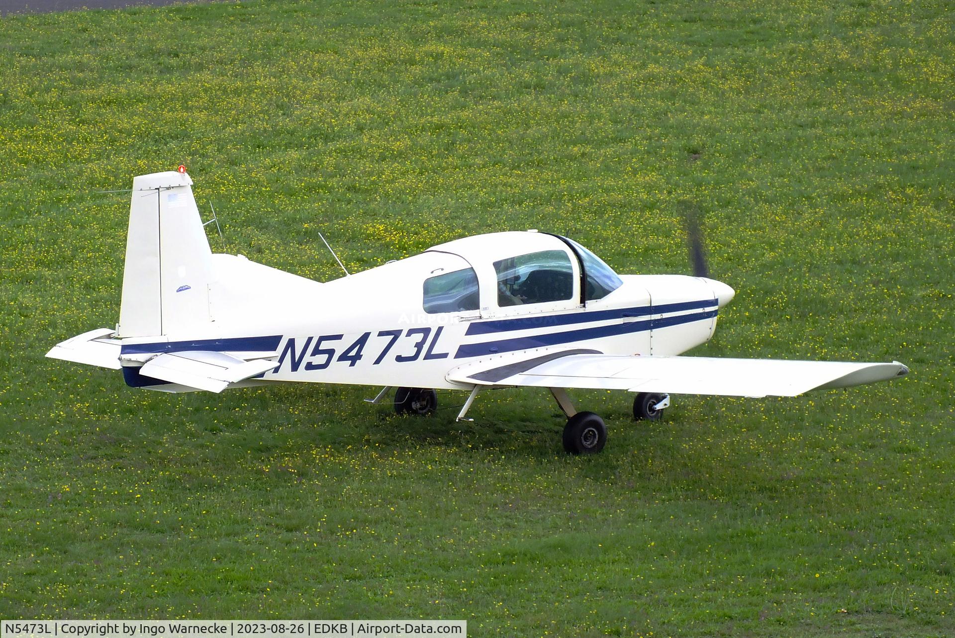 N5473L, 1973 Grumman American AA-5 Traveler C/N AA5-0373, Grumman American AA-5 Traveler at the 2023 Grumman Fly-in at Bonn-Hangelar airfield