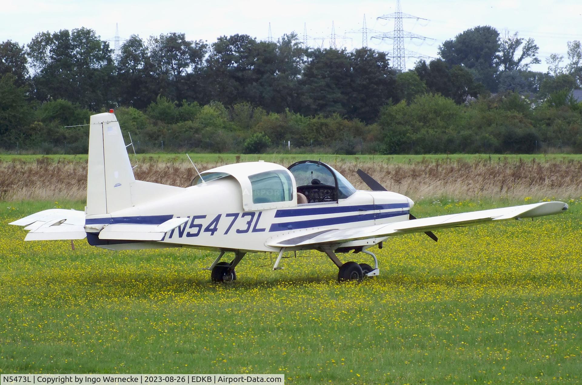 N5473L, 1973 Grumman American AA-5 Traveler C/N AA5-0373, Grumman American AA-5 Traveler at the 2023 Grumman Fly-in at Bonn-Hangelar airfield