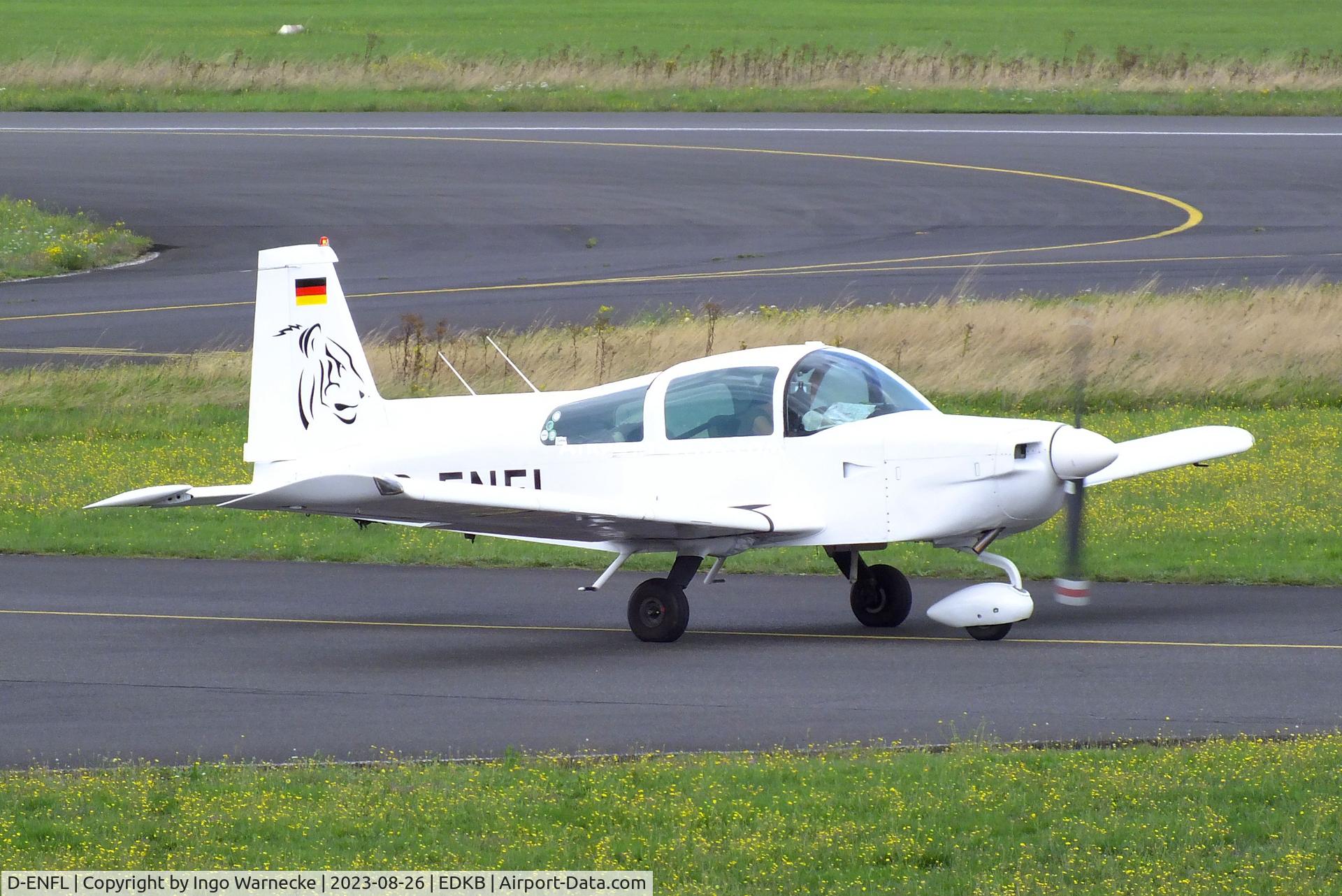 D-ENFL, Grumman American AA-5B Tiger C/N AA5B-0310, Grumman American AA-5B Tiger at the 2023 Grumman Fly-in at Bonn-Hangelar airfield