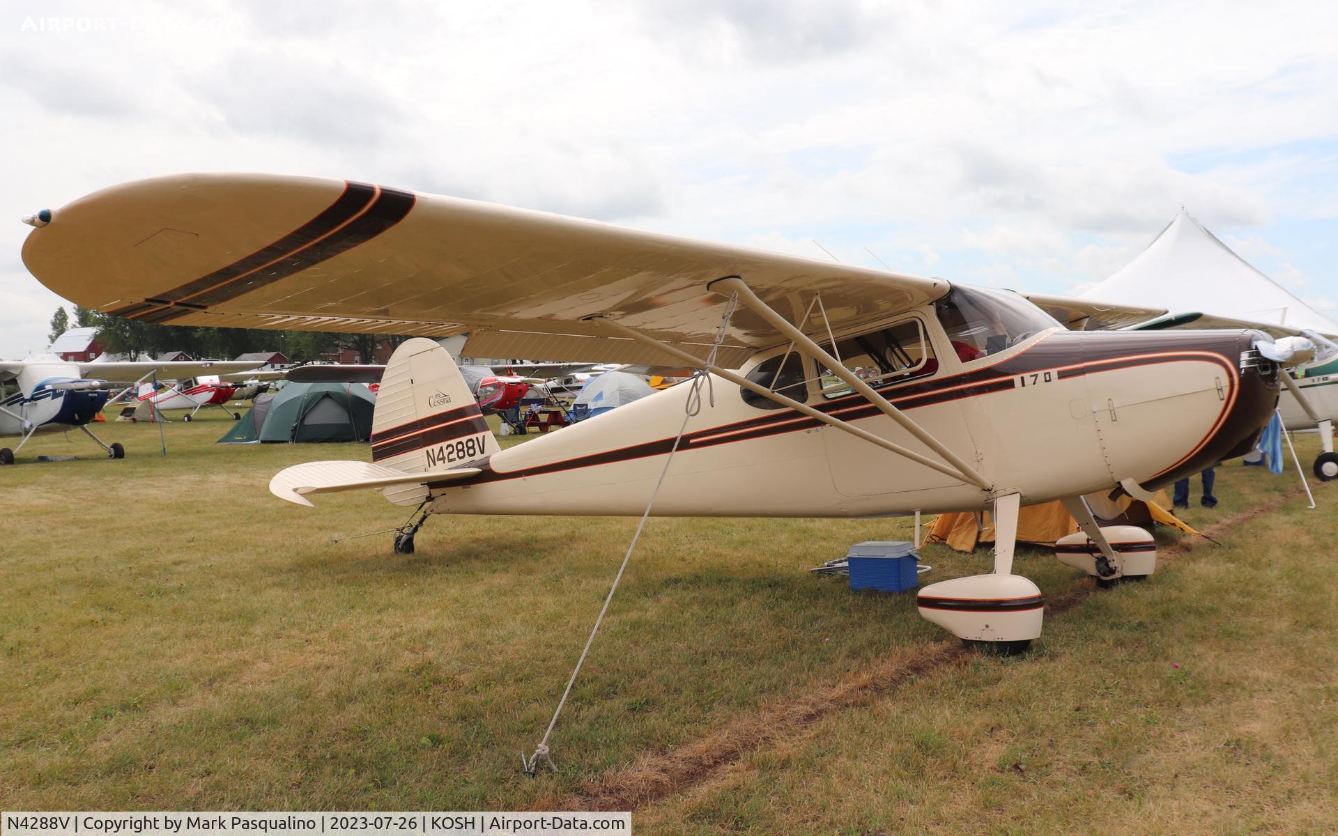 N4288V, 1948 Cessna 170 C/N 18646, Cessna 170
