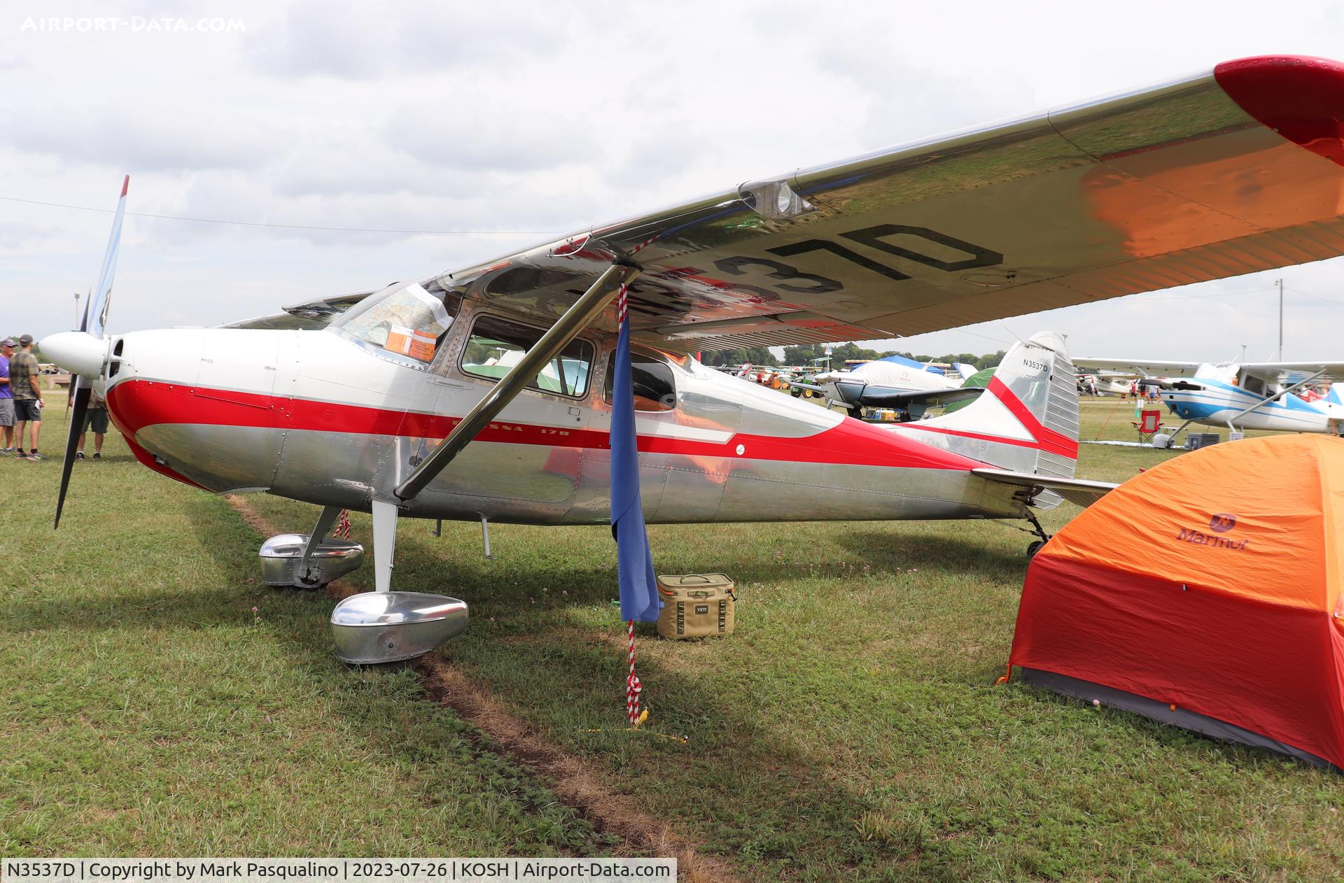 N3537D, 1956 Cessna 170B C/N 27080, Cessna 170B