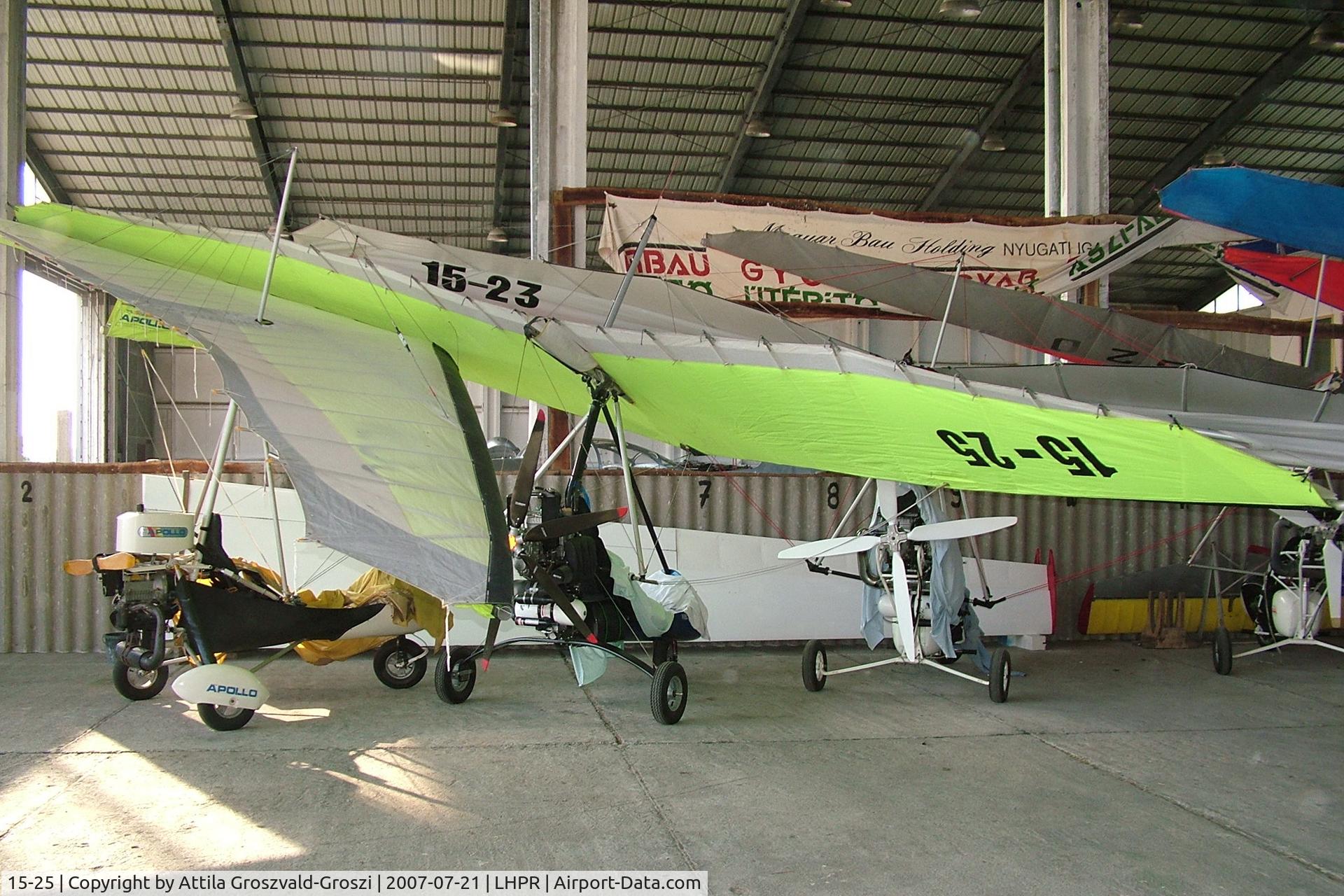 15-25, Aeros Profi TL Antares MA-30 C/N 10/D131/95-1, LHPR - Gy?r-Pér Airport, Hungary