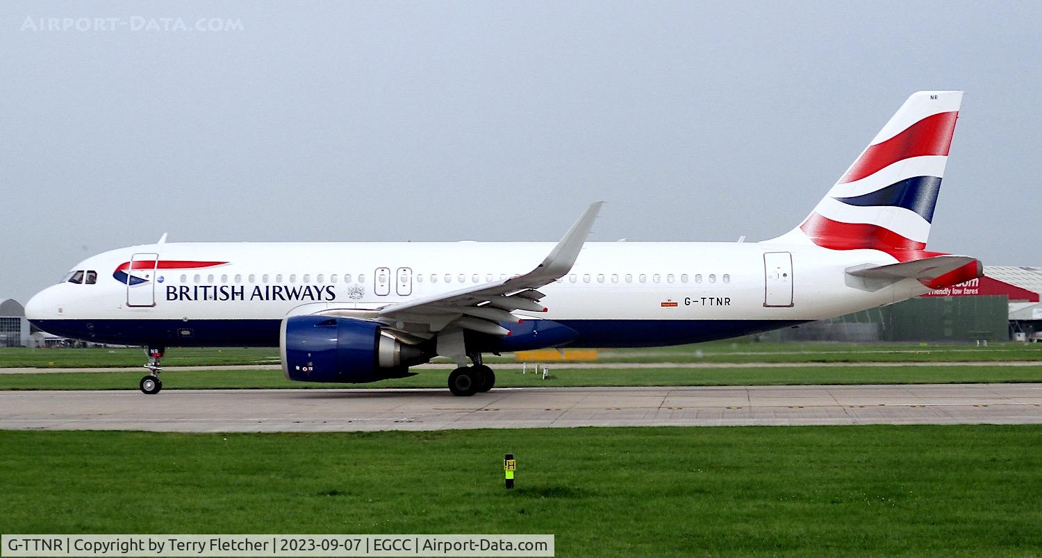 G-TTNR, 2021 Airbus A320-251N C/N 10493, At Manchester Airport