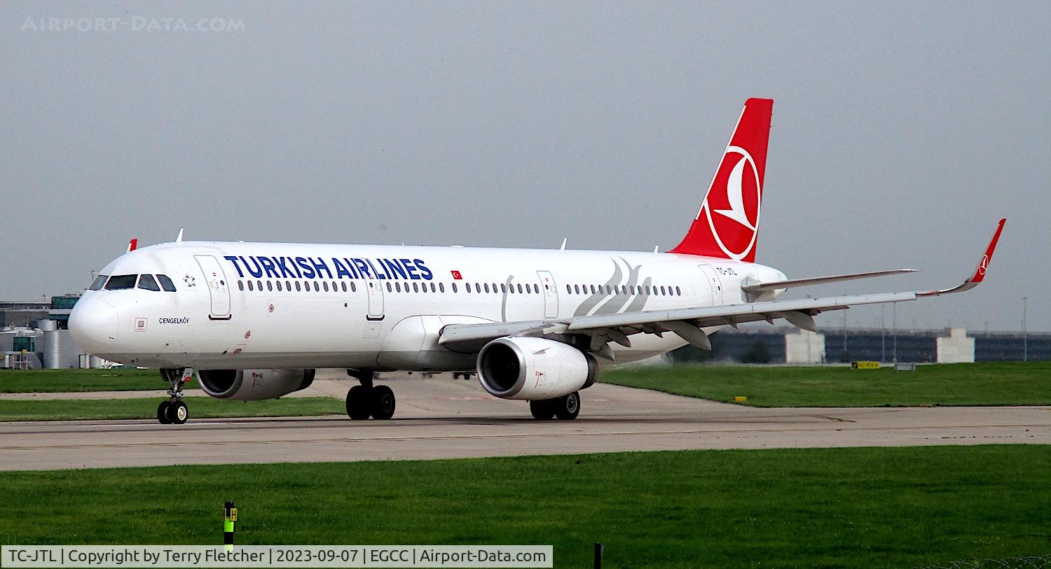TC-JTL, 2016 Airbus A321-231 C/N 7166, At Manchester Airport