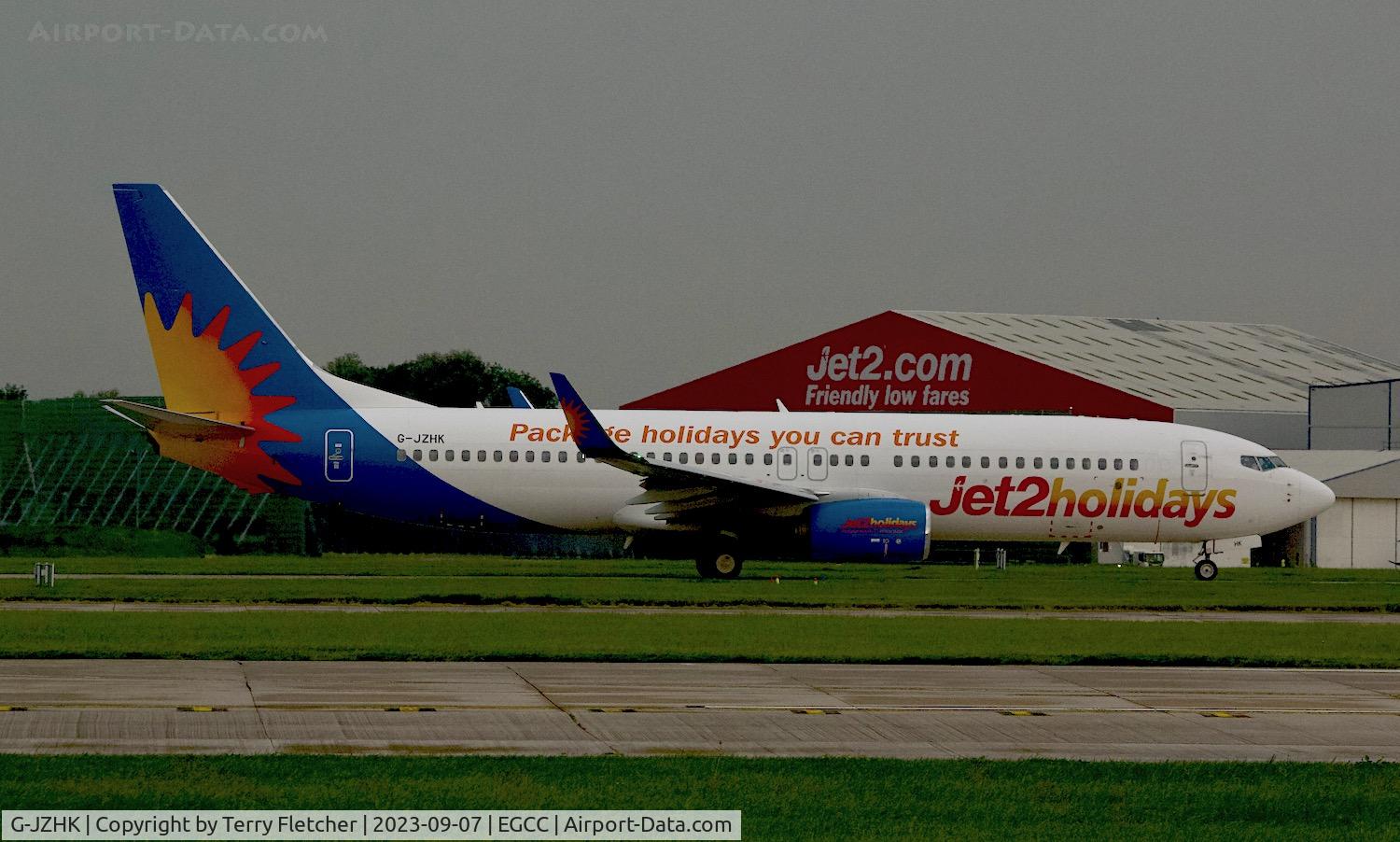 G-JZHK, 2016 Boeing 737-800 C/N 63145, At Manchester Airport