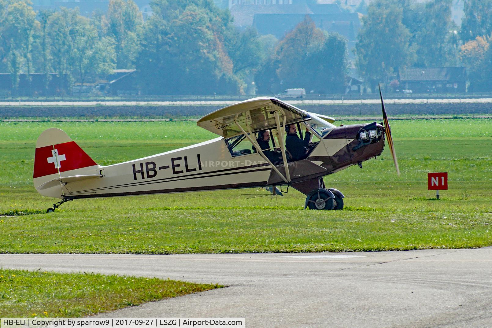 HB-ELI, 1944 Piper L-4J Grasshopper (J3C-65D) C/N 13129, HB-registere since 1946-03-04