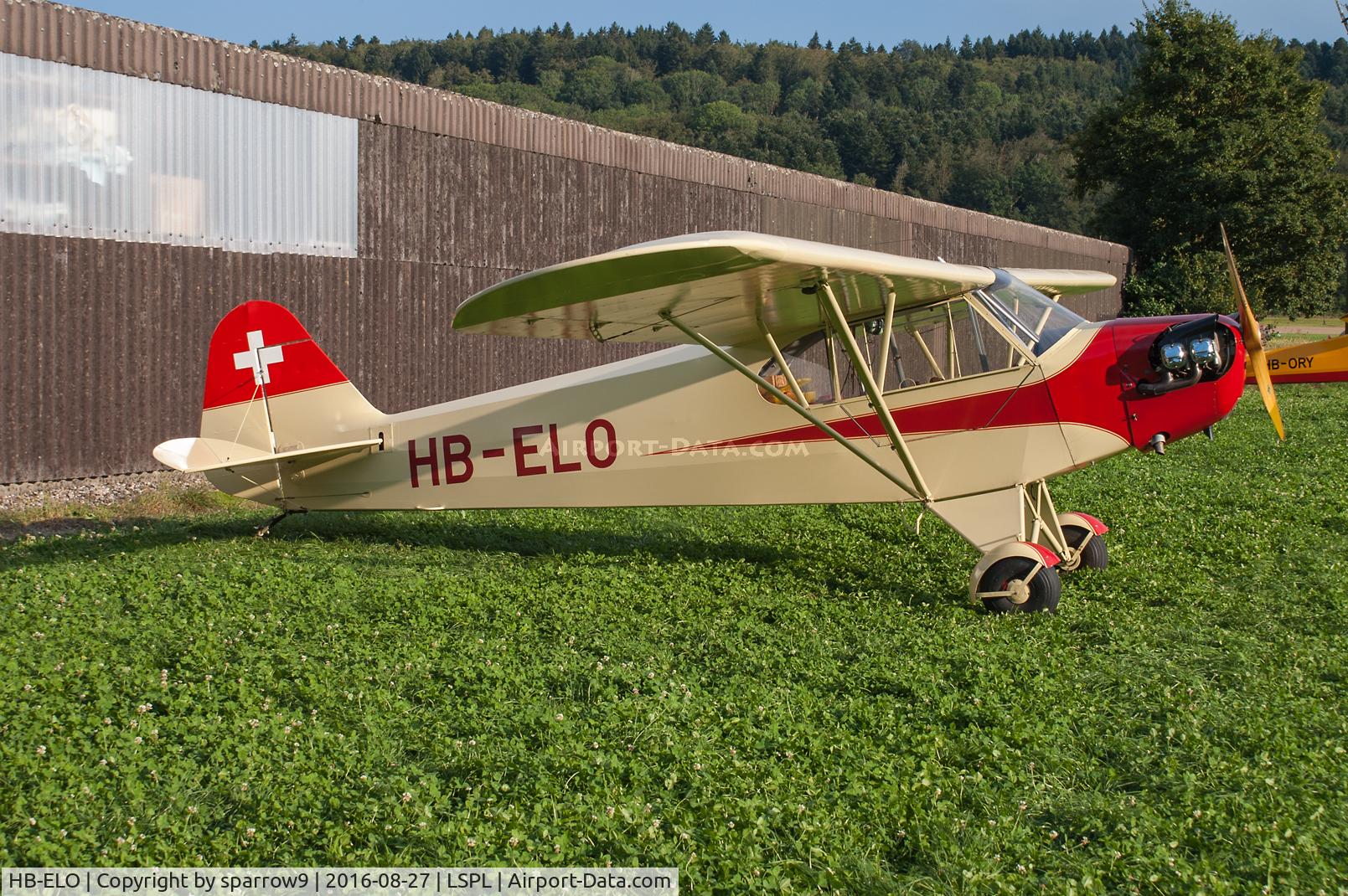 HB-ELO, 1945 Piper L-4J Grasshopper (J3C-65D) C/N 13237, At Langenthal-Bleienbach