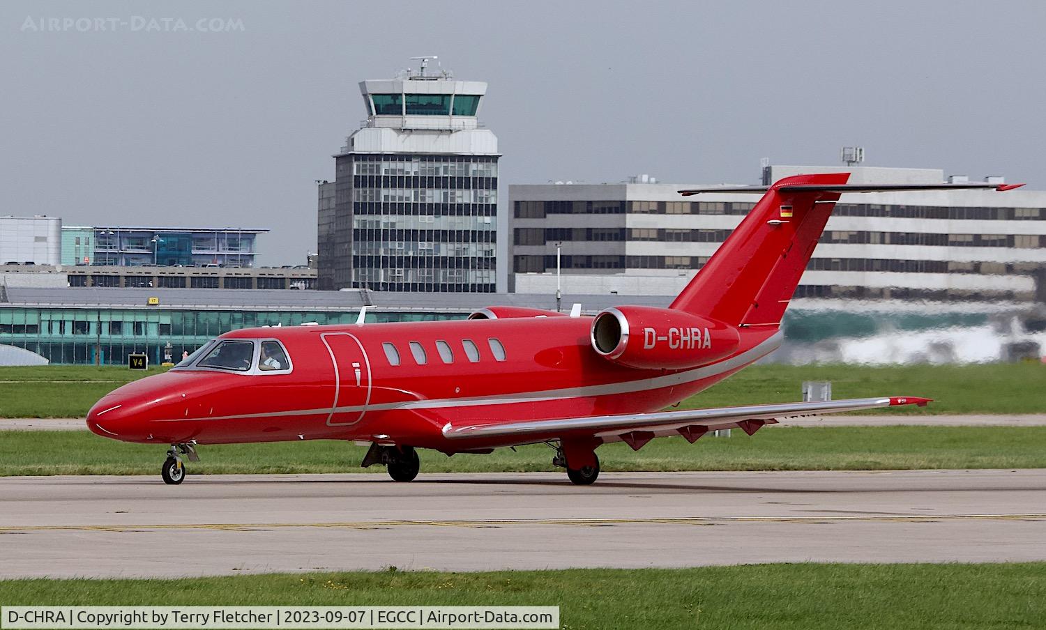 D-CHRA, 2011 Cessna 525C CitationJet CJ4 C/N 525C-0058, At Manchester Airport