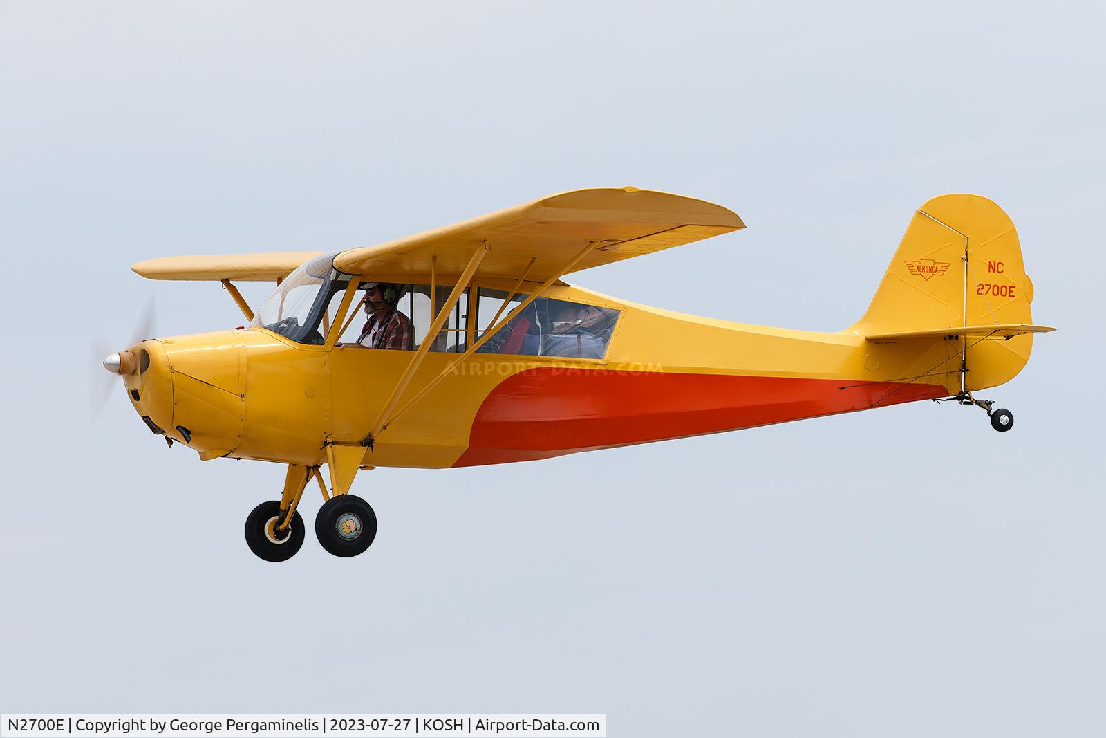 N2700E, 1946 Aeronca 7AC Champion C/N 7AC-6280, Oshkosh 2023.