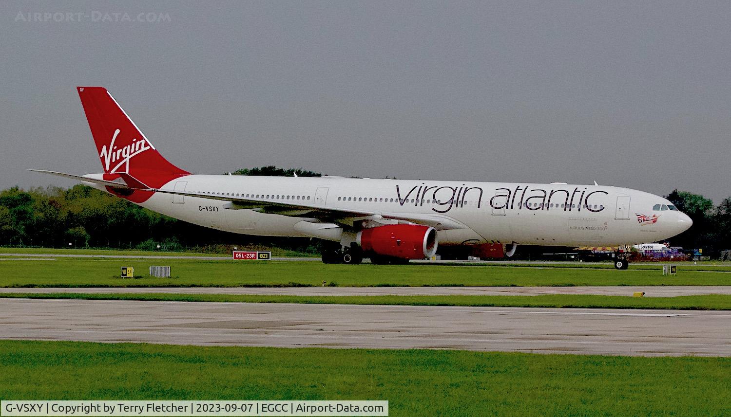 G-VSXY, 2010 Airbus A330-343X C/N 1195, At Manchester Airport