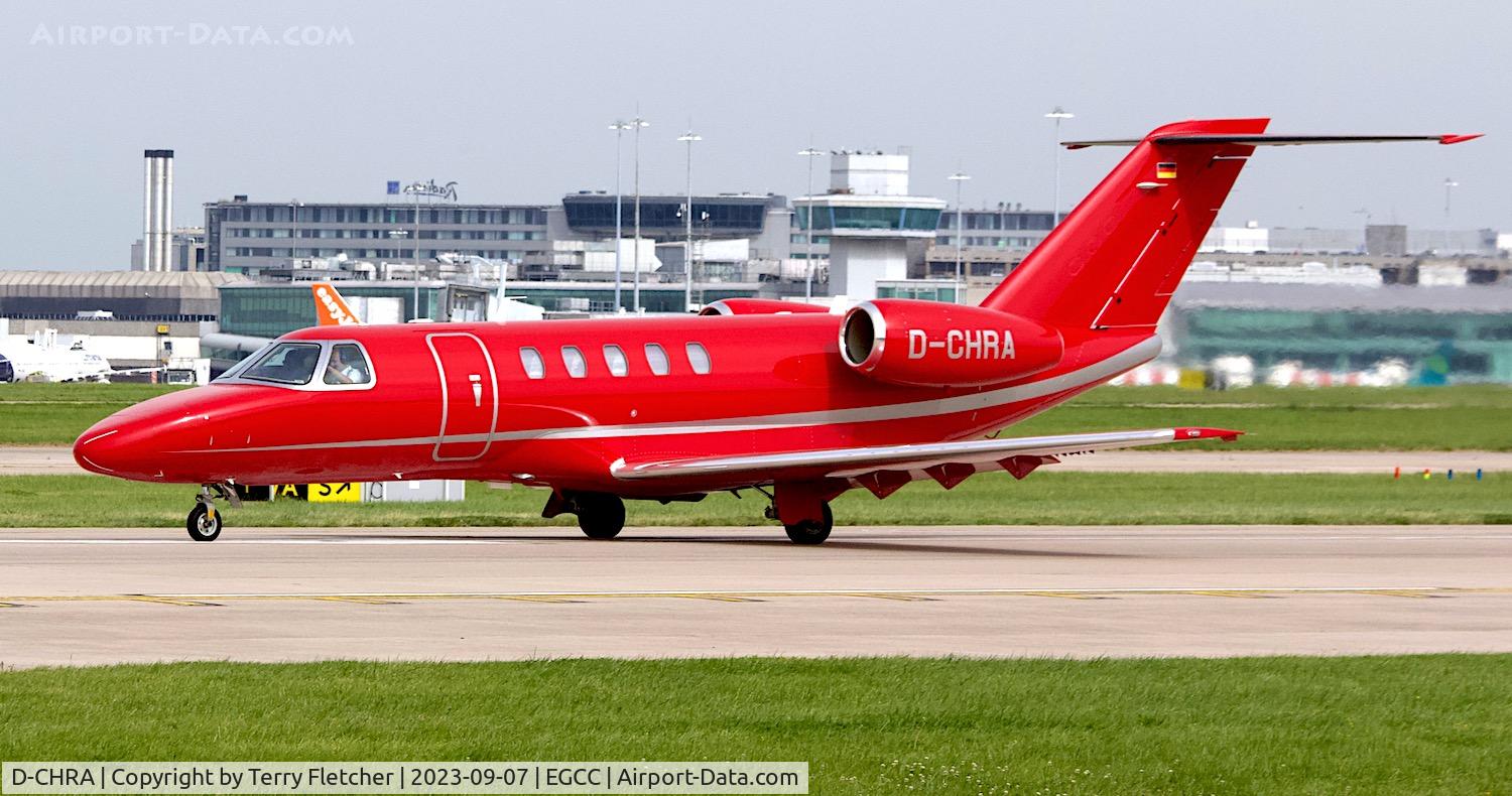 D-CHRA, 2011 Cessna 525C CitationJet CJ4 C/N 525C-0058, At Manchester Airport