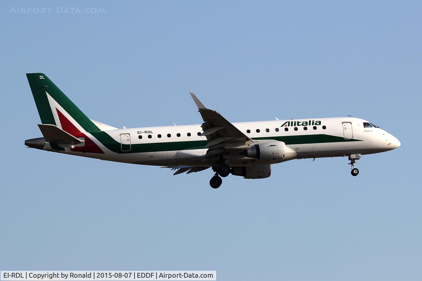 EI-RDL, 2012 Embraer 175STD (ERJ-170-200STD) C/N 17000345, at fra