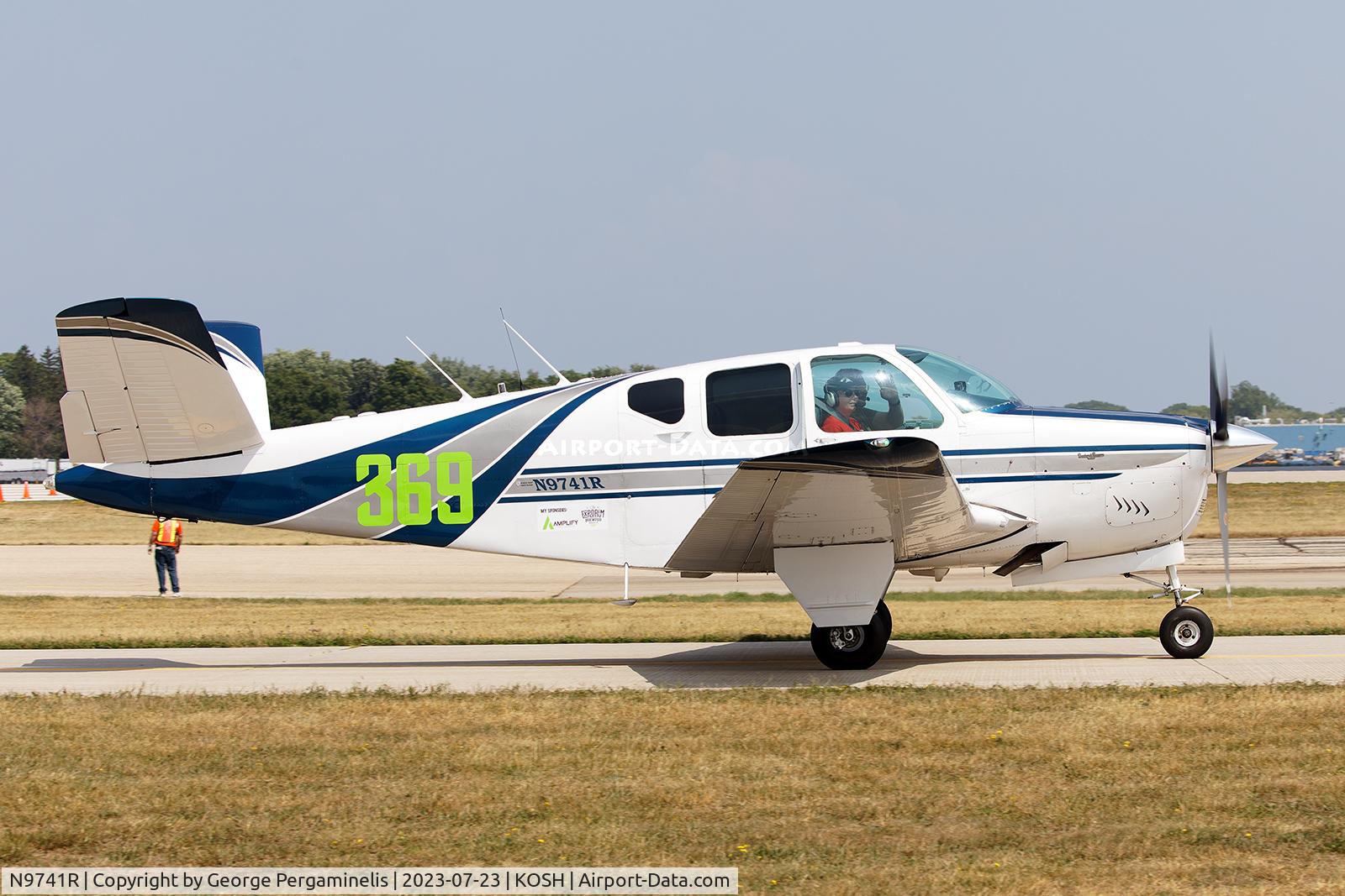 N9741R, 1959 Beech M35 Bonanza C/N D-6220, Oshkosh 2023.