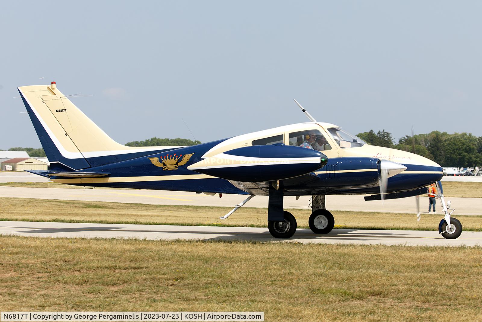 N6817T, 1960 Cessna 310D C/N 39117, Oshkosh 2023.