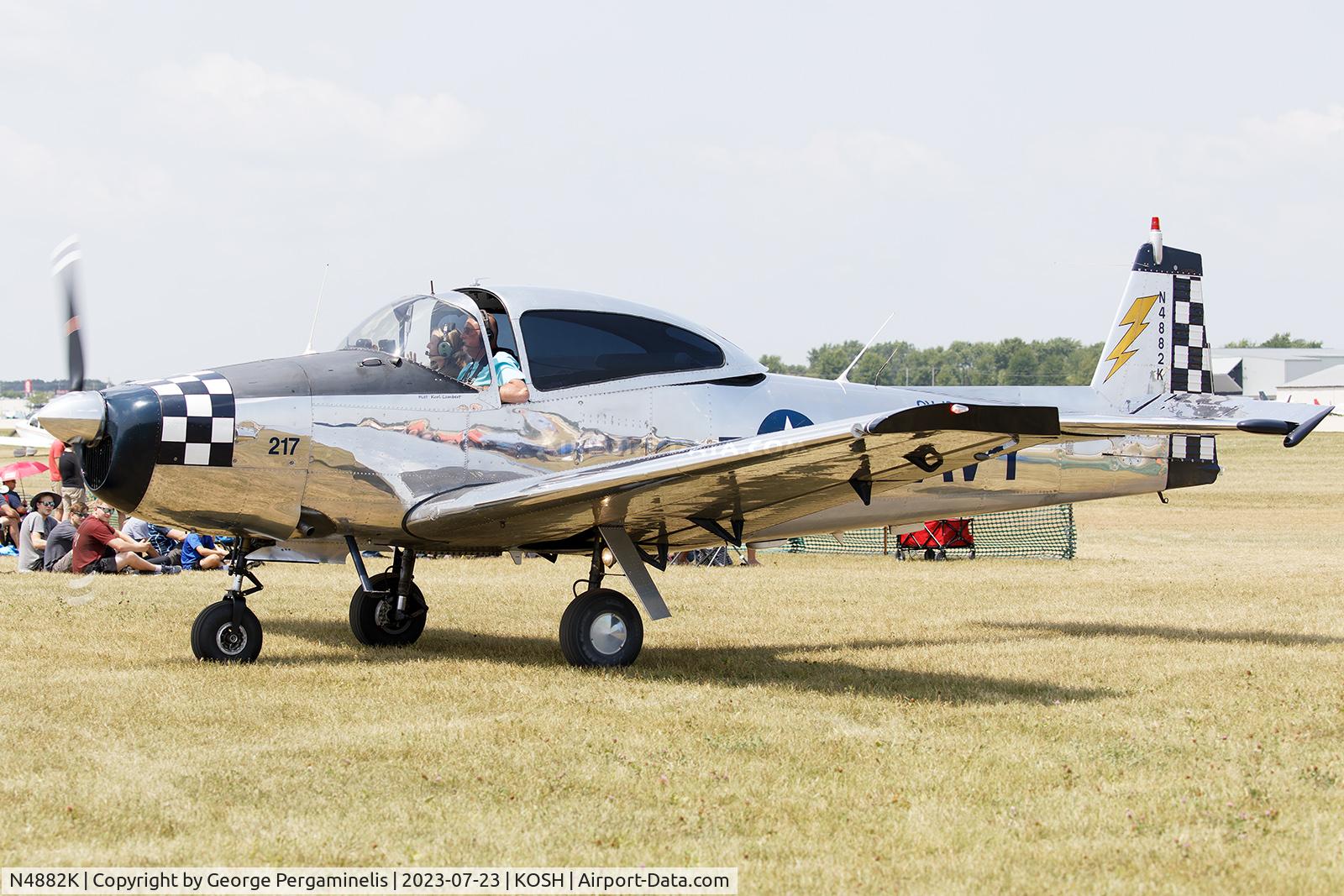 N4882K, 1949 Ryan Navion A C/N NAV-4-1882, Oshkosh 2023.