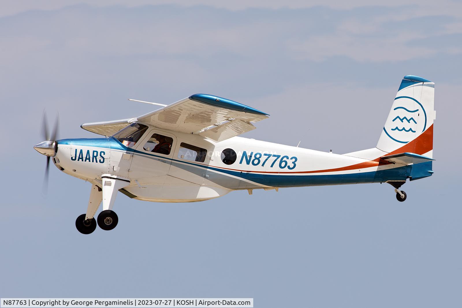 N87763, Helio U-10B Super Courier C/N 558, Oshkosh 2023.