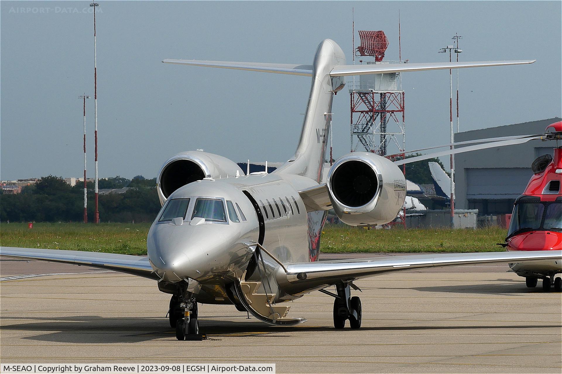 M-SEAO, 2004 Cessna 750 Citation X Citation X C/N 750-0232, Parked at Norwich.