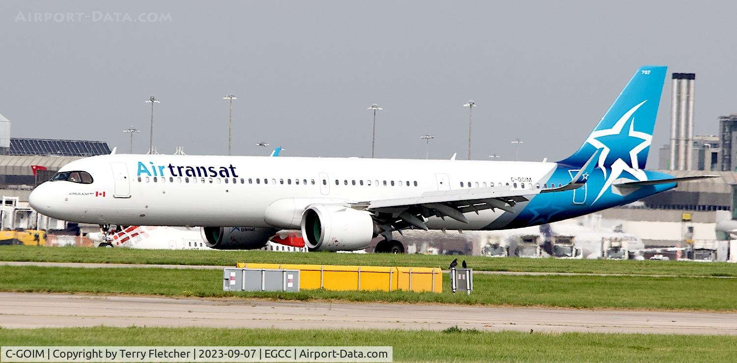 C-GOIM, 2020 Airbus A321-271NX C/N 10042, At Manchester Airport