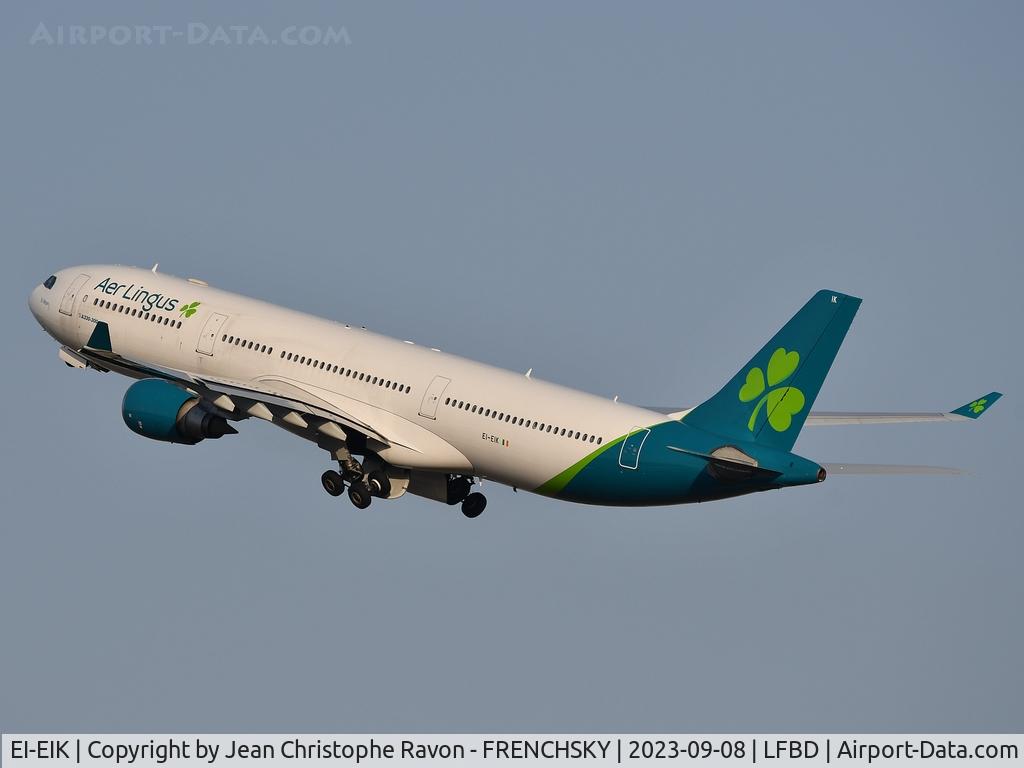 EI-EIK, 2006 Airbus A330-302 C/N 789, Charter rugby, Bordeaux (BOD)	Dublin (DUB)	EI2503