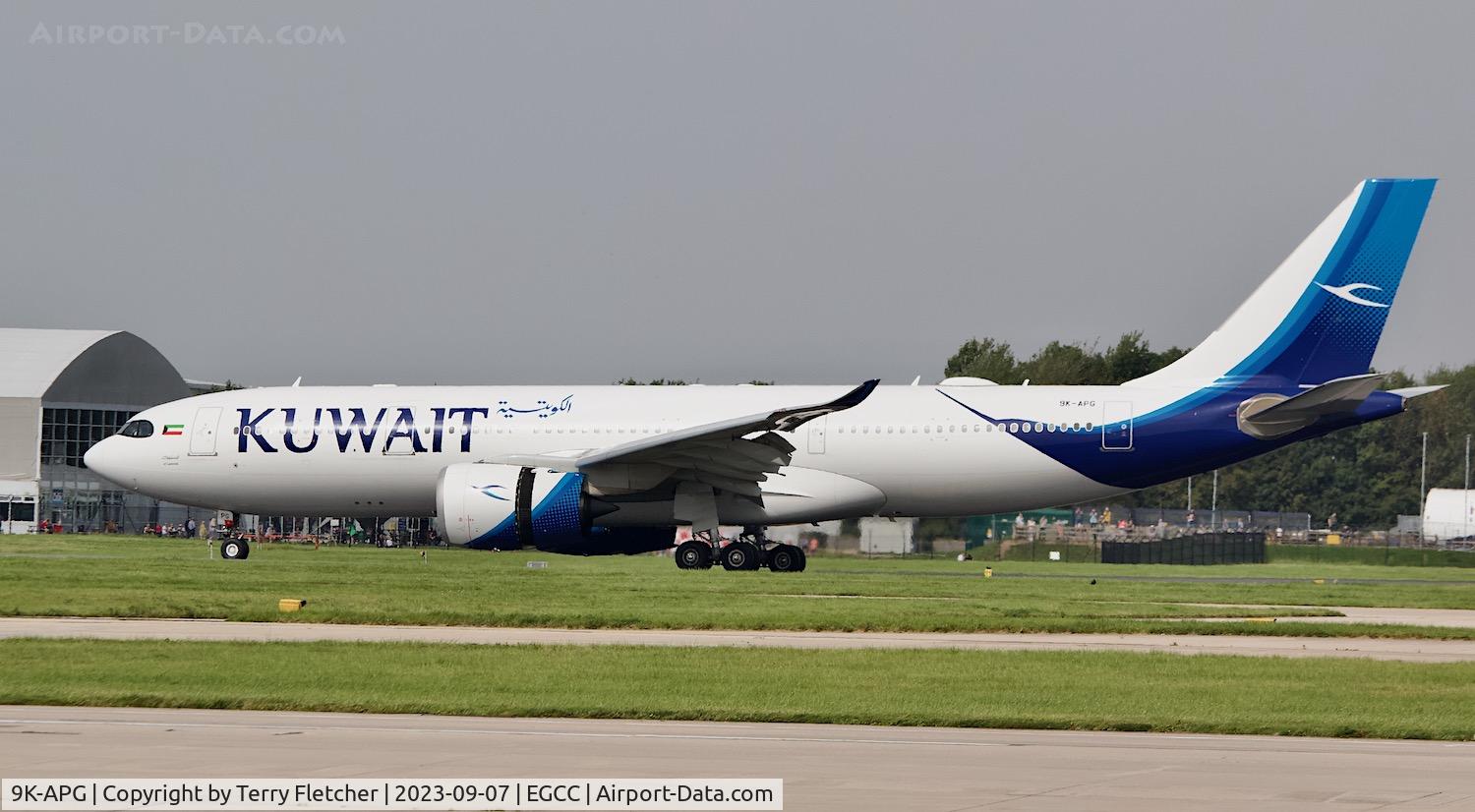 9K-APG, 2020 Airbus A330-841 C/N 1969, At Manchester Airport
