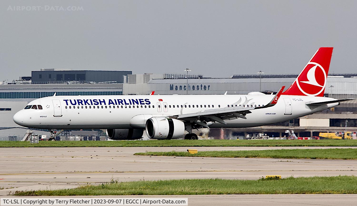 TC-LSL, 2020 Airbus A321-271NX C/N 9000, At Manchester Airport
