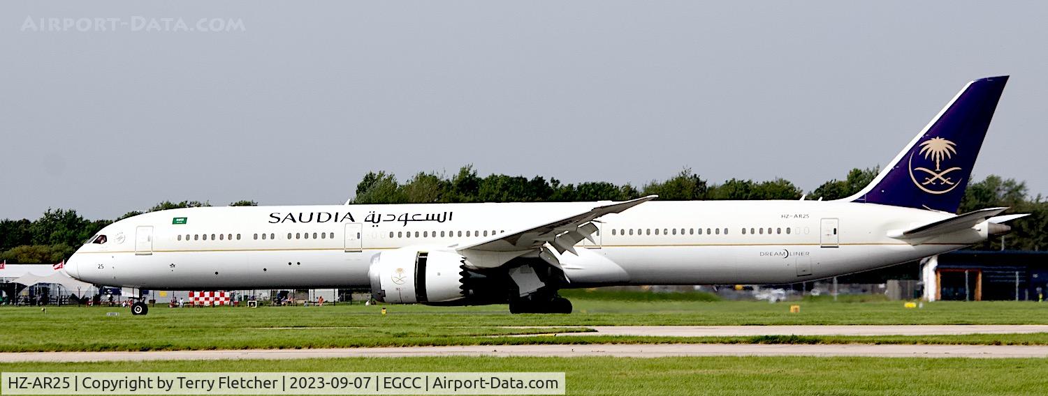 HZ-AR25, 2019 Boeing 787-10 Dreamliner Dreamliner C/N 40071, At Manchester Airport
