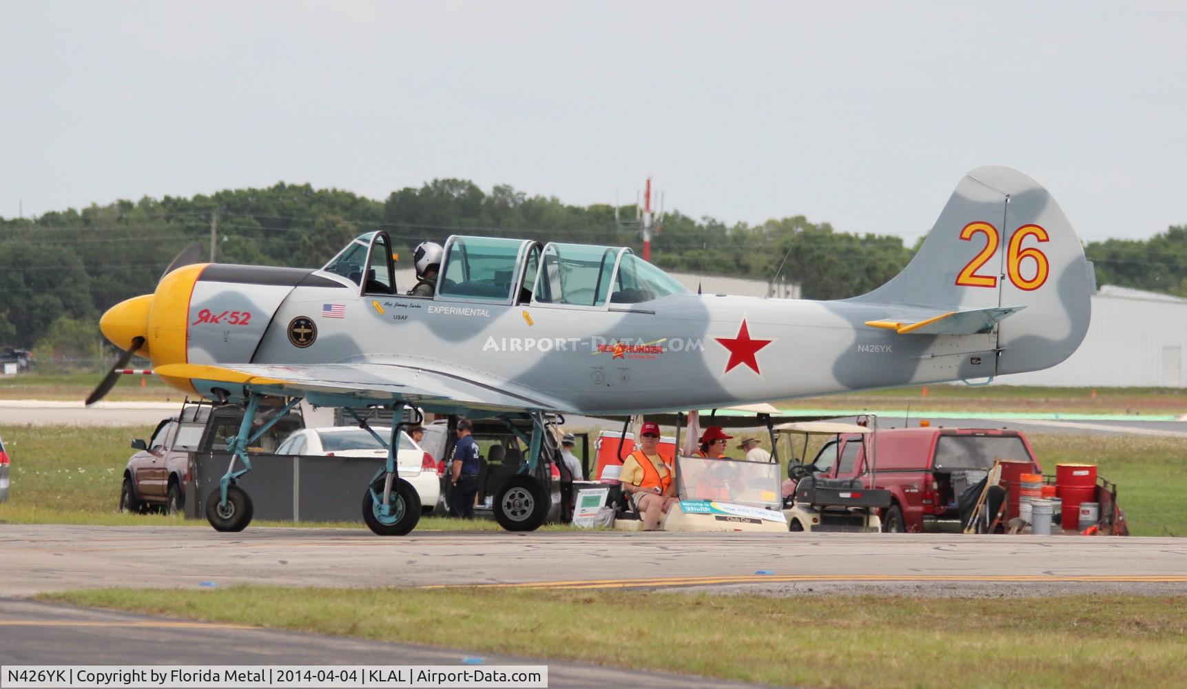 N426YK, 1985 Yakovlev (Aerostar) Yak-52 C/N 856102, Yak-52 zx