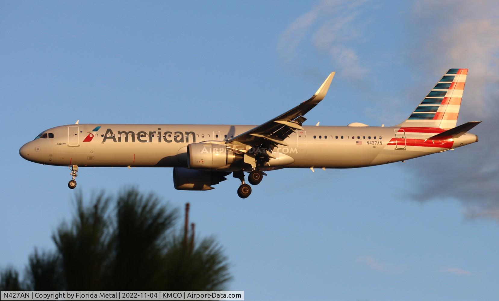 N427AN, 2020 Airbus A321-253NX C/N 10235, AAL A321N zx DFW-MCO